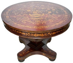 Dutch Marquetry Center Table