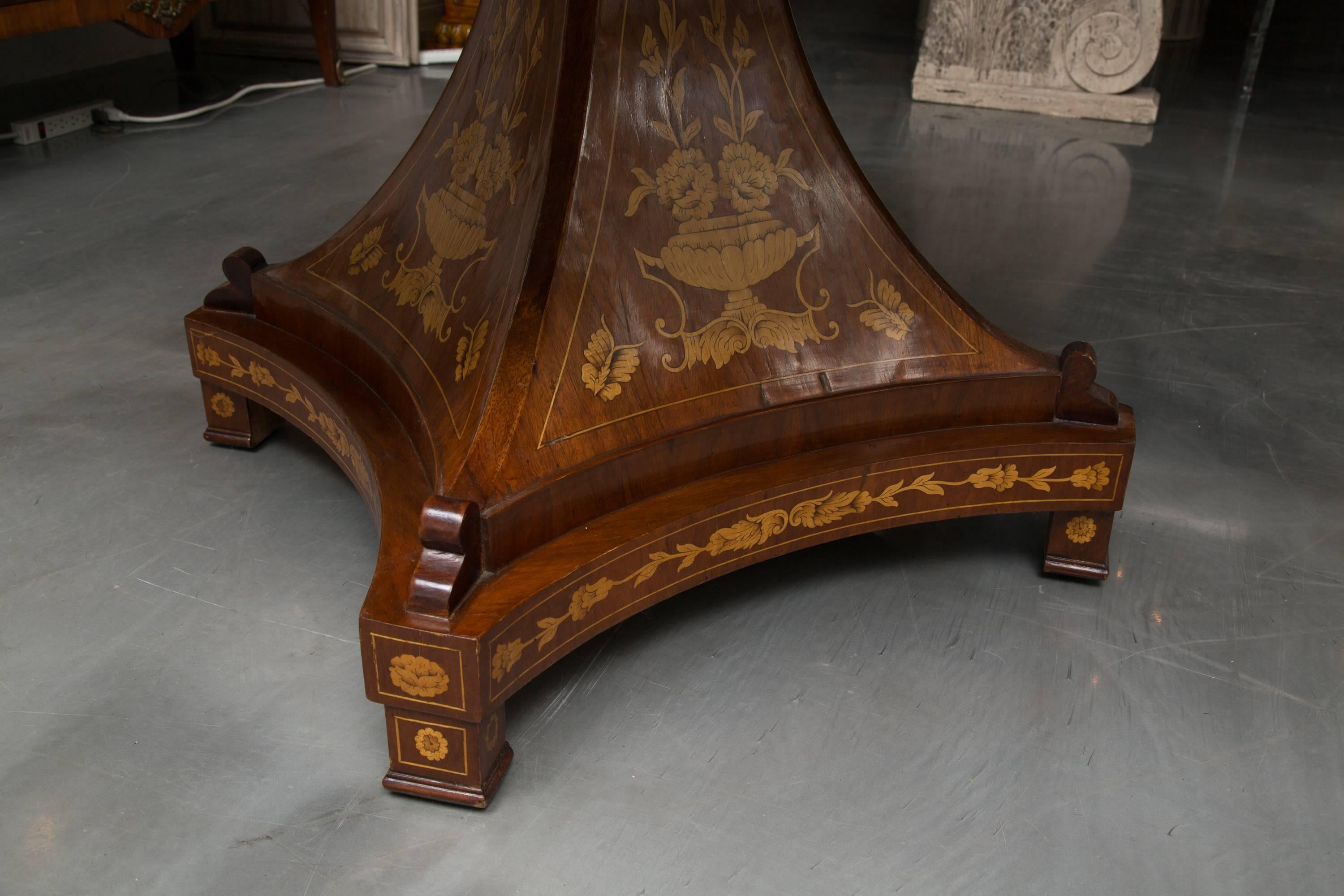 Inlay Dutch Marquetry Centre Table