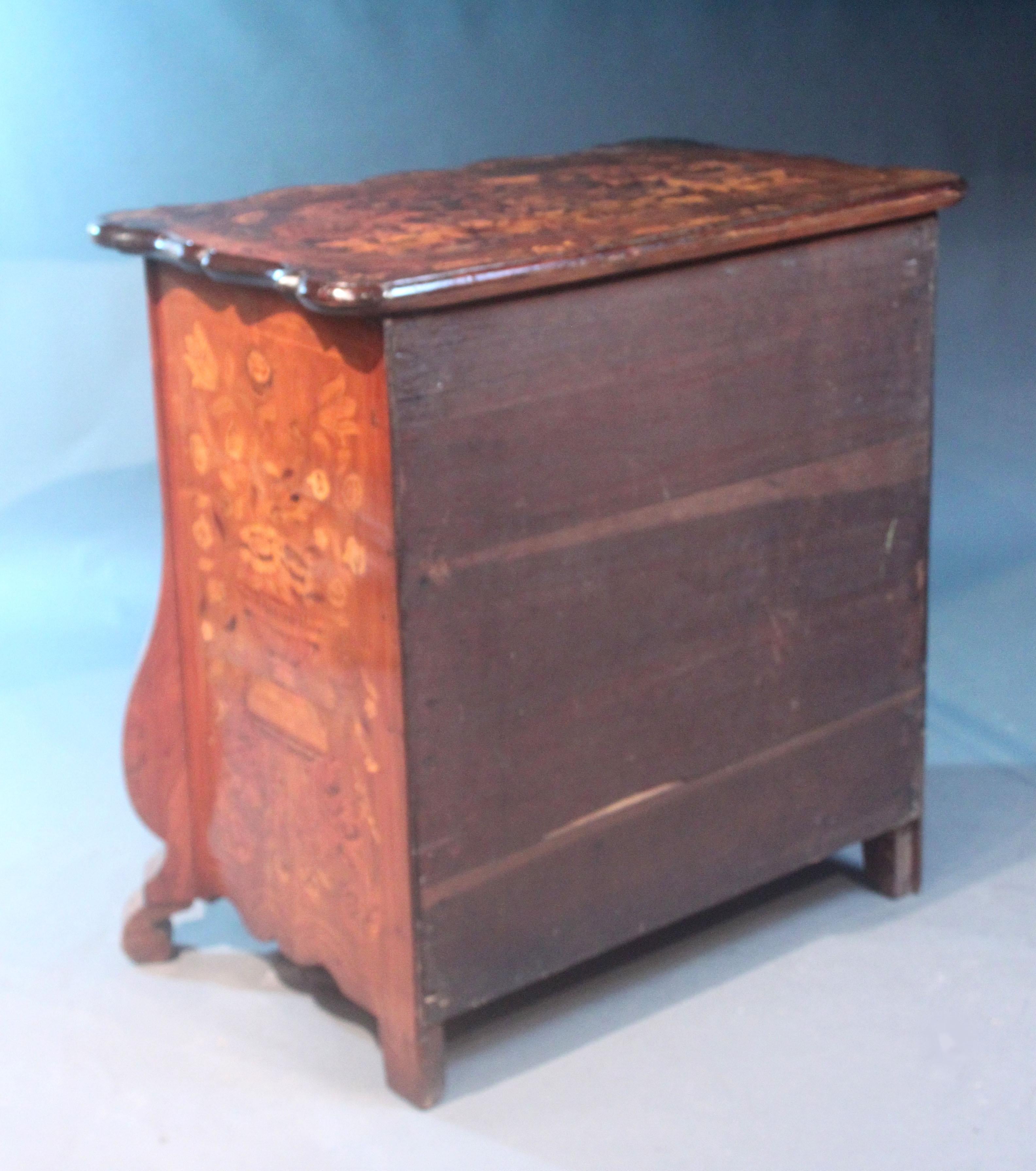 Dutch Marquetry Chest For Sale 6