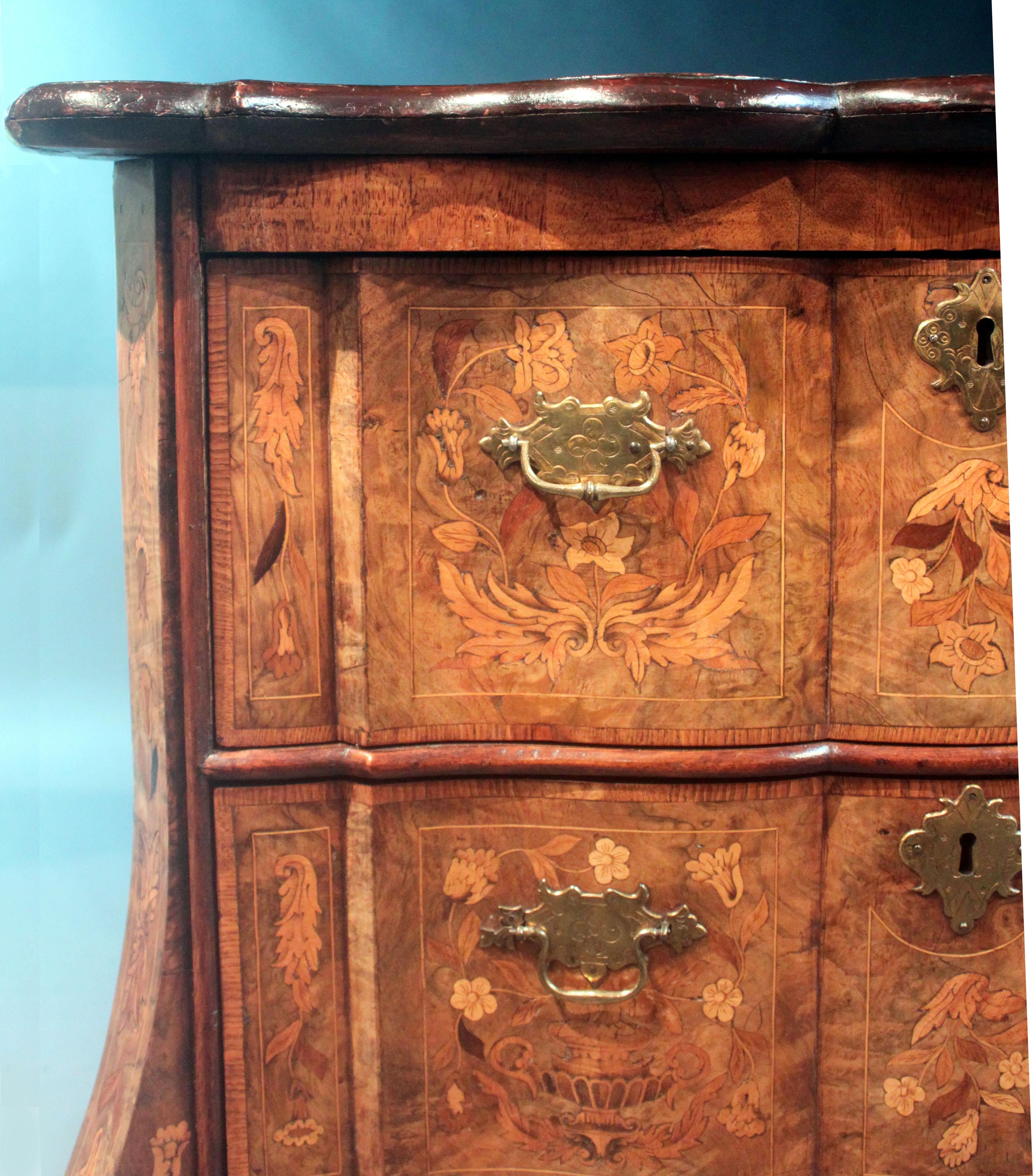 Dutch Marquetry Chest For Sale 4