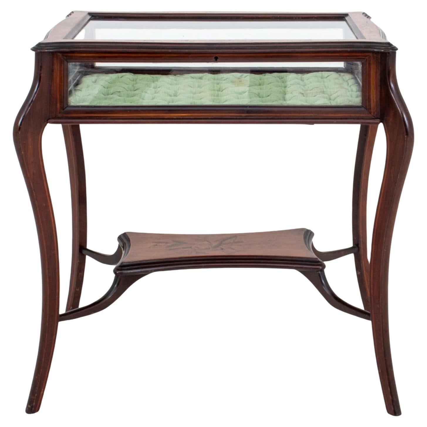 Dutch Marquetry Display Table, ca. 1890 For Sale