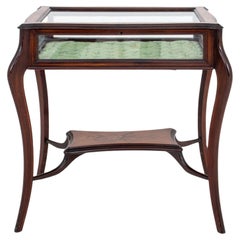 Used Dutch Marquetry Display Table, ca. 1890