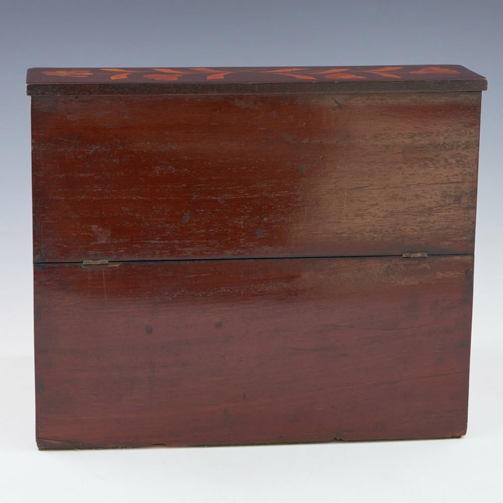 Dutch Marquetry Grog Box with Six Stoppered Bottles, 20th Century For Sale 3