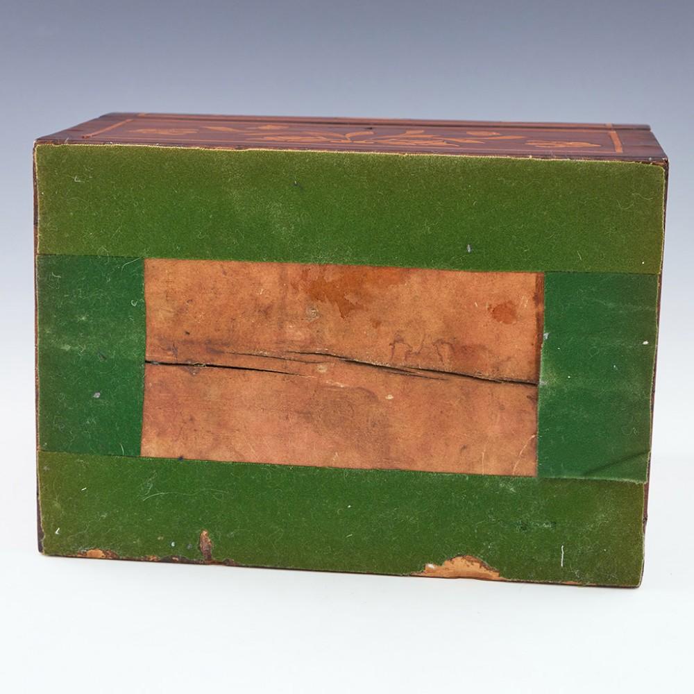Dutch Marquetry Grog Box with Six Stoppered Bottles, 20th Century For Sale 5