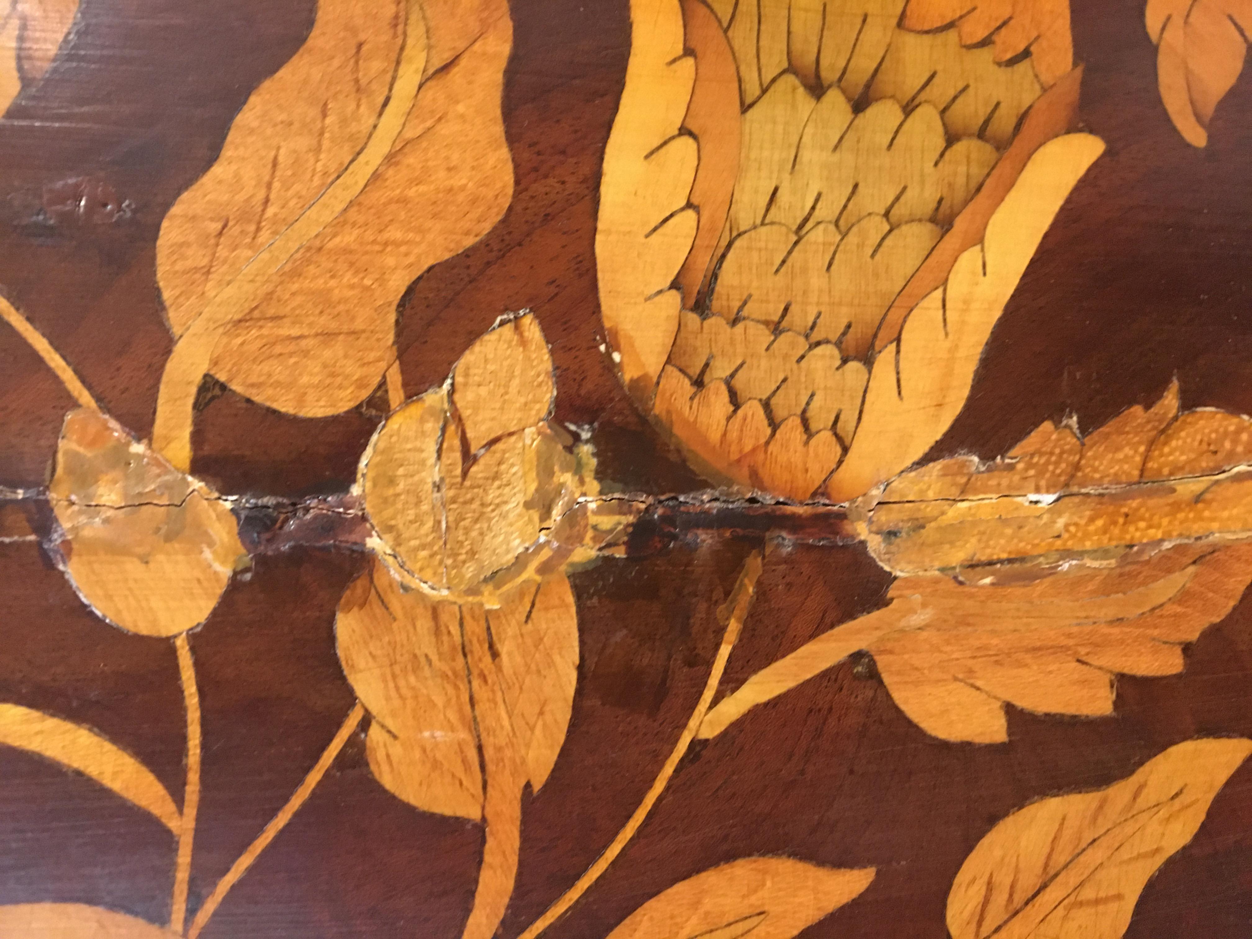 Dutch Marquetry Secrétaire In Good Condition For Sale In Bridport, CT