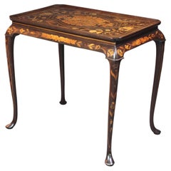 Dutch Marquetry Silver Table