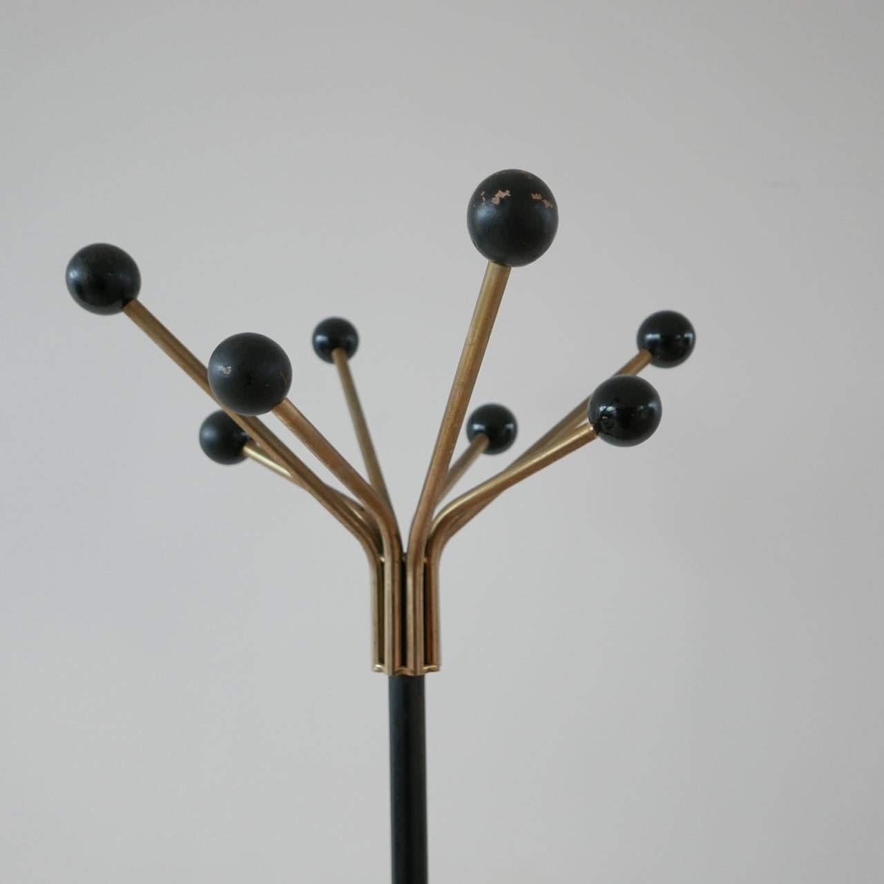 Mid-Century Modern Dutch Mid-Century Brass Sputnik Style Coat Stand
