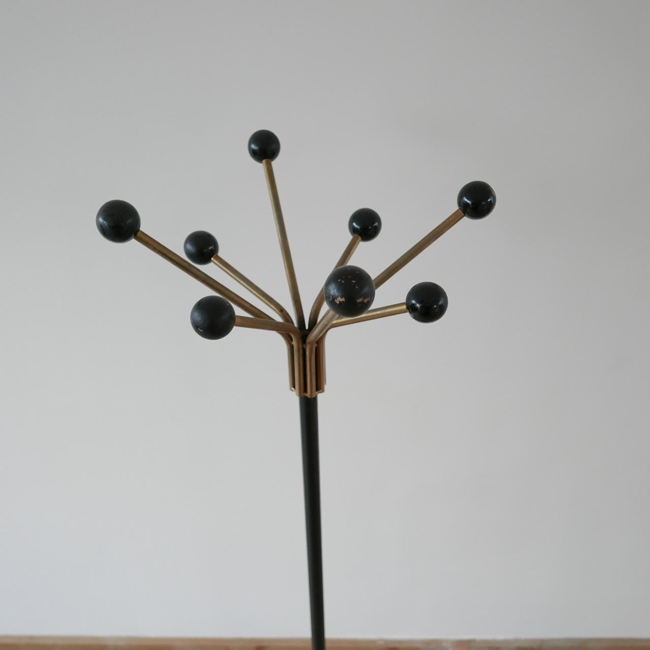 Dutch Mid-Century Brass Sputnik Style Coat Stand 3