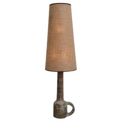 Dutch Mid-Century Ceramic Floor Lamp Designed by Mobach