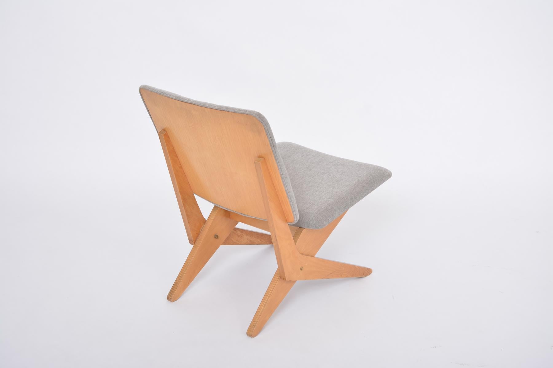 Dutch Mid-Century Modern FB18 Scissor Chair by Jan Van Grunsven for UMS Pastoe For Sale 5