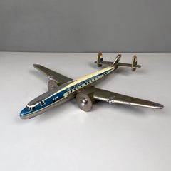 Modelo de avión de aluminio holandés de mediados de siglo "el holandés volador", años 50