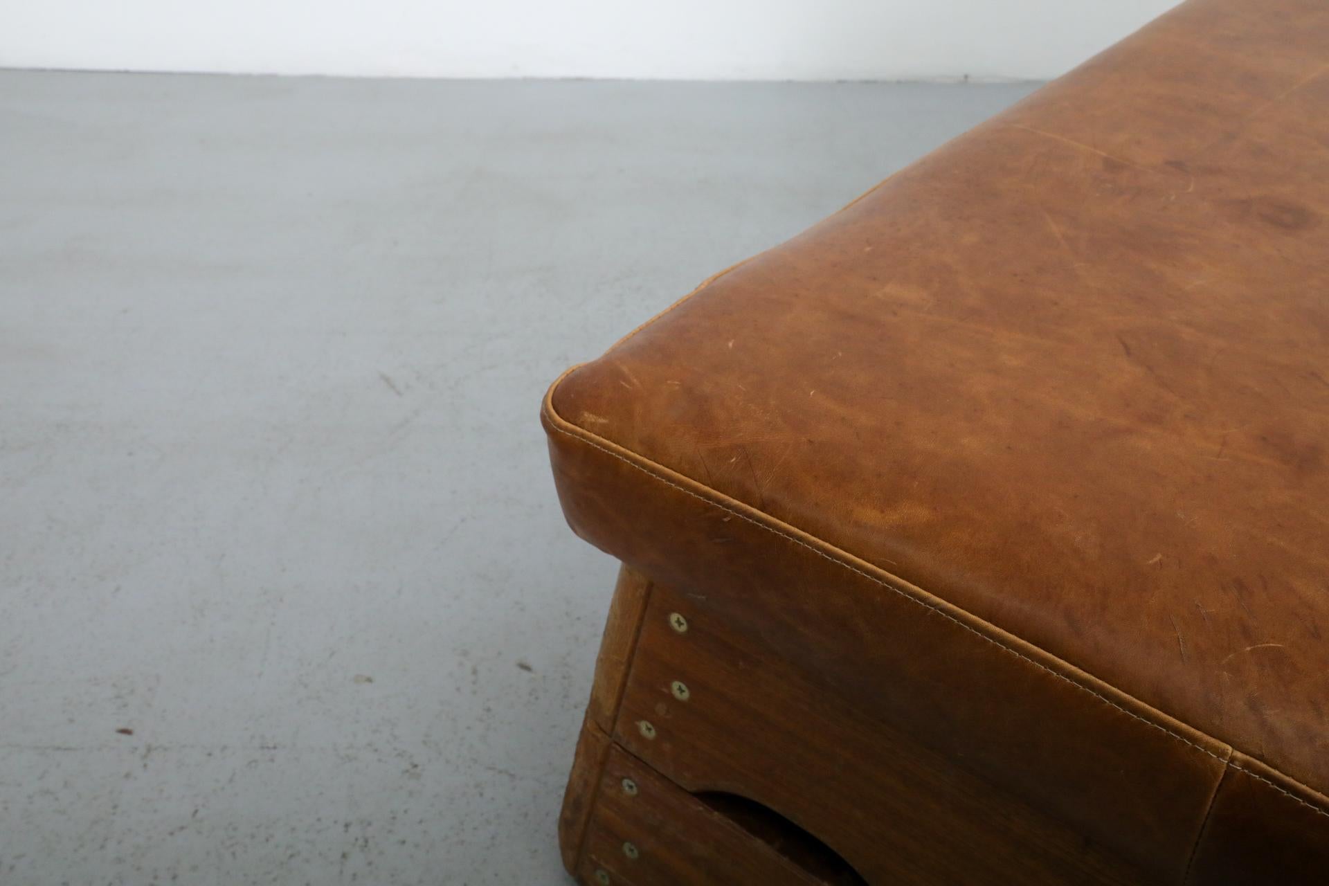 Dutch Mid-Century Schelde Stacked Oak and Teak Gymnastics Bench or Coffee Table 11