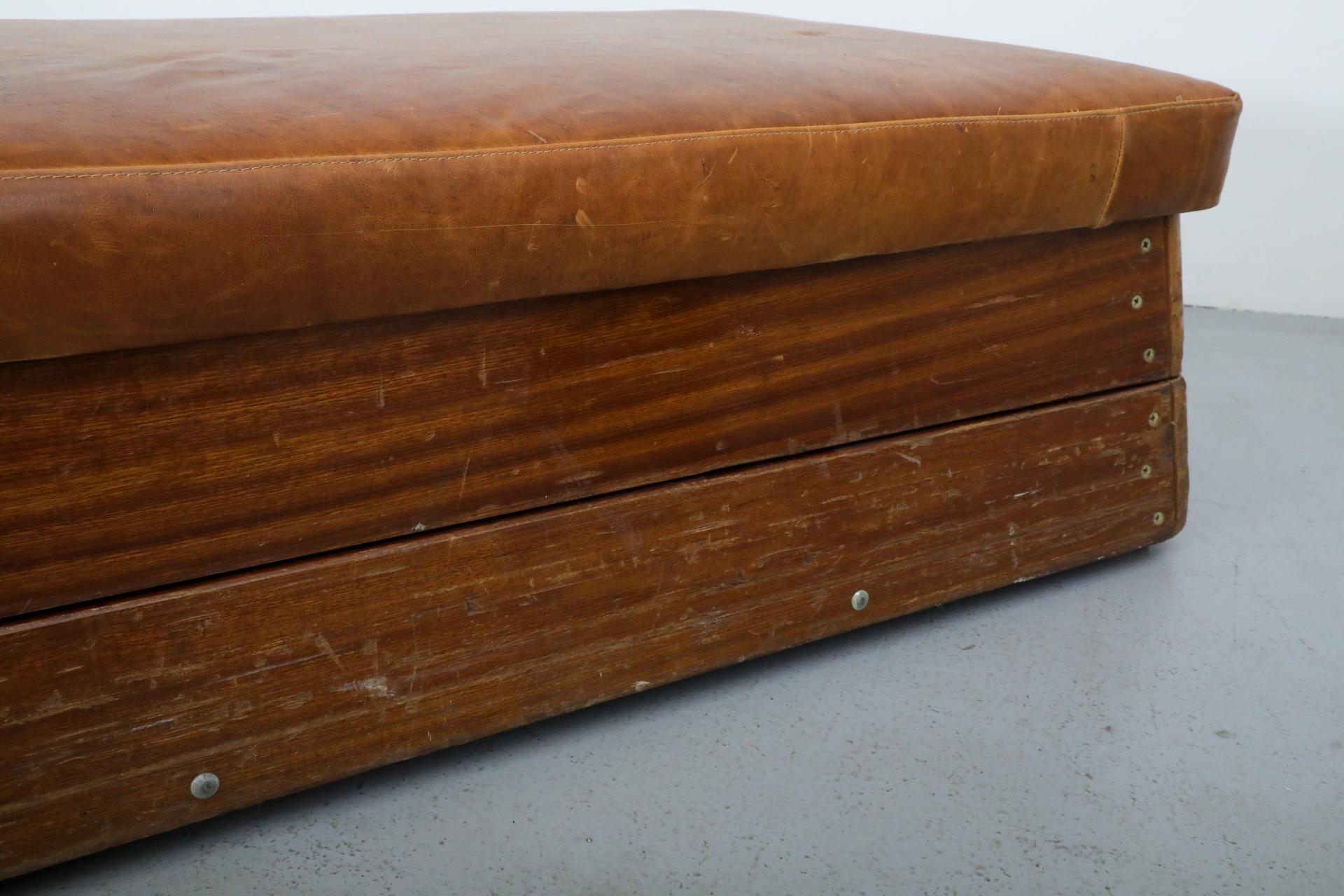Dutch Mid-Century Schelde Stacked Oak and Teak Gymnastics Bench or Coffee Table 13