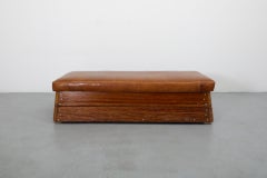 Banco o mesa de centro holandés de mediados de siglo Schelde apilado de roble y teca