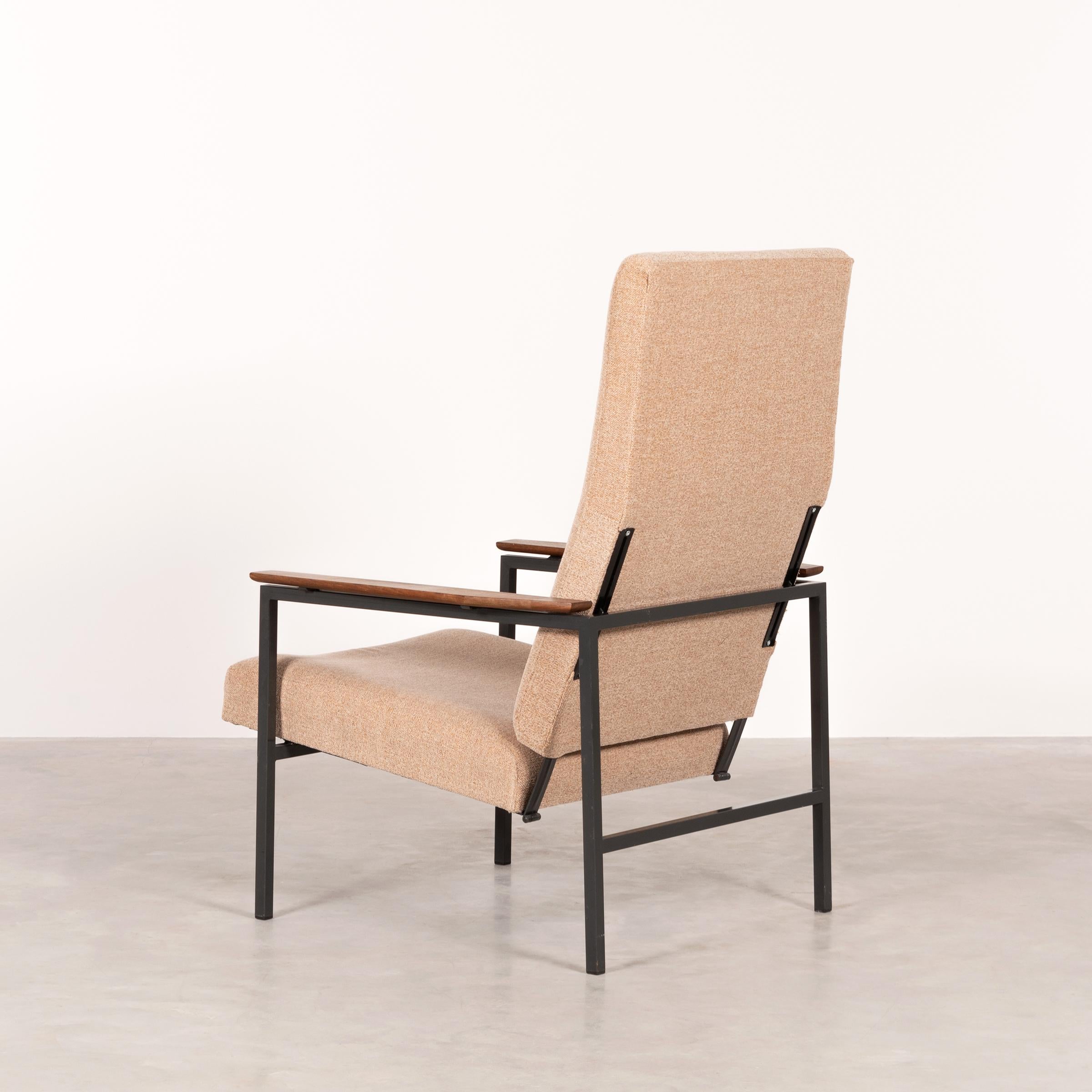 Dutch Midcentury Adjustable Loung Chair 1