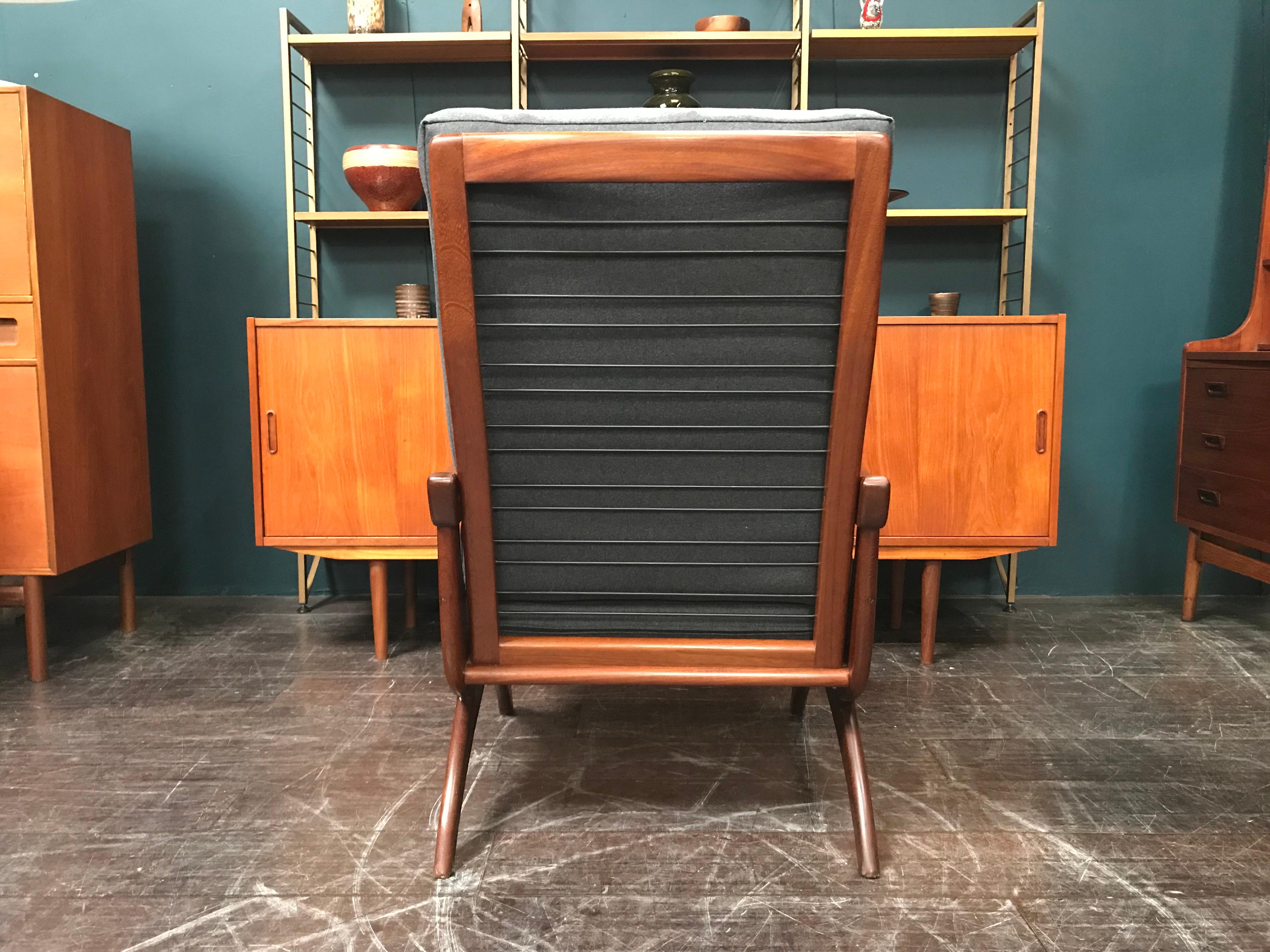 Dutch Midcentury Armchair Lounge Chair by De Ster Gelderland For Sale 4