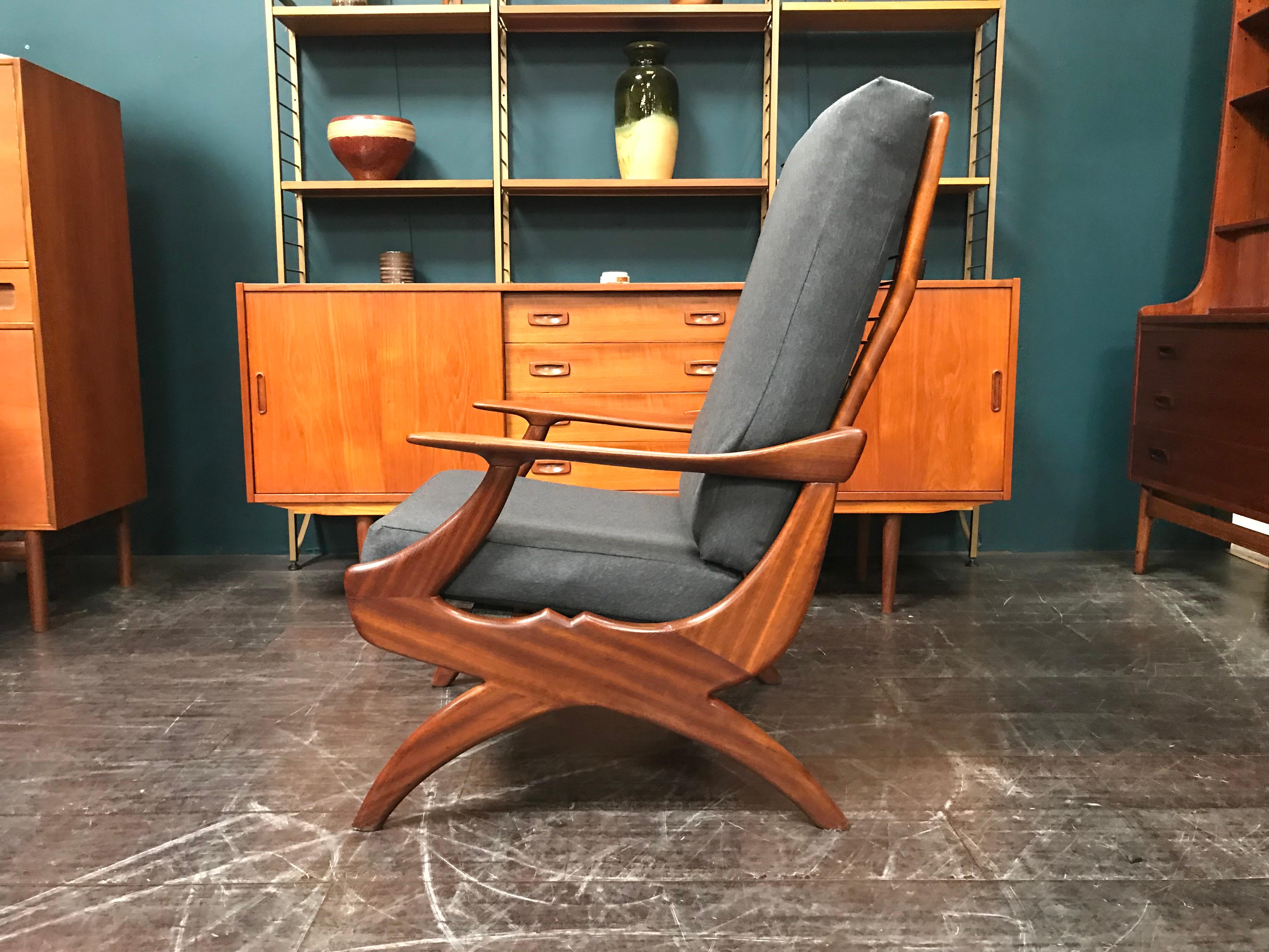 Dutch Midcentury Armchair Lounge Chair by De Ster Gelderland In Good Condition For Sale In Glasgow, GB