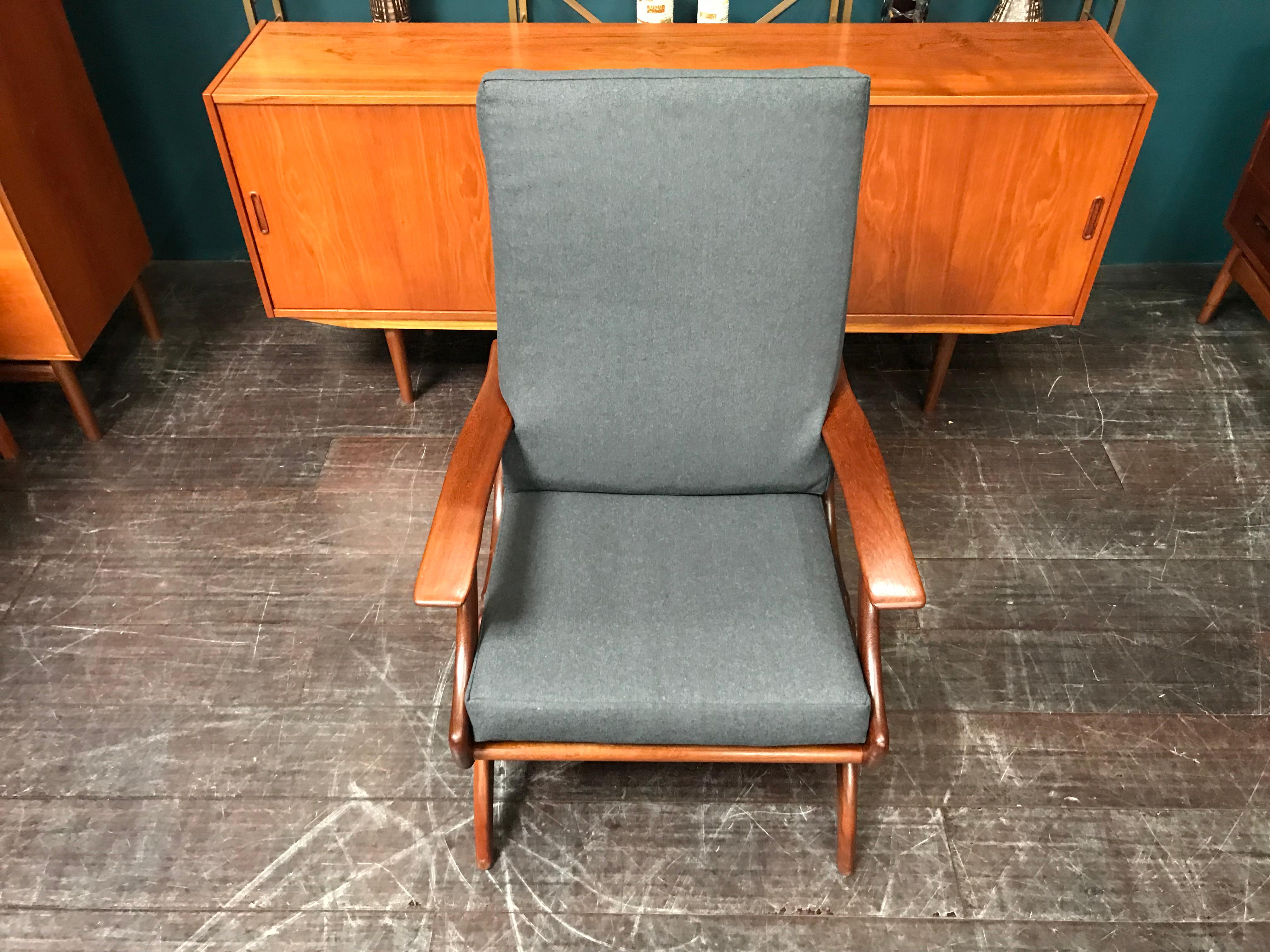 Dutch Midcentury Armchair Lounge Chair by De Ster Gelderland For Sale 1
