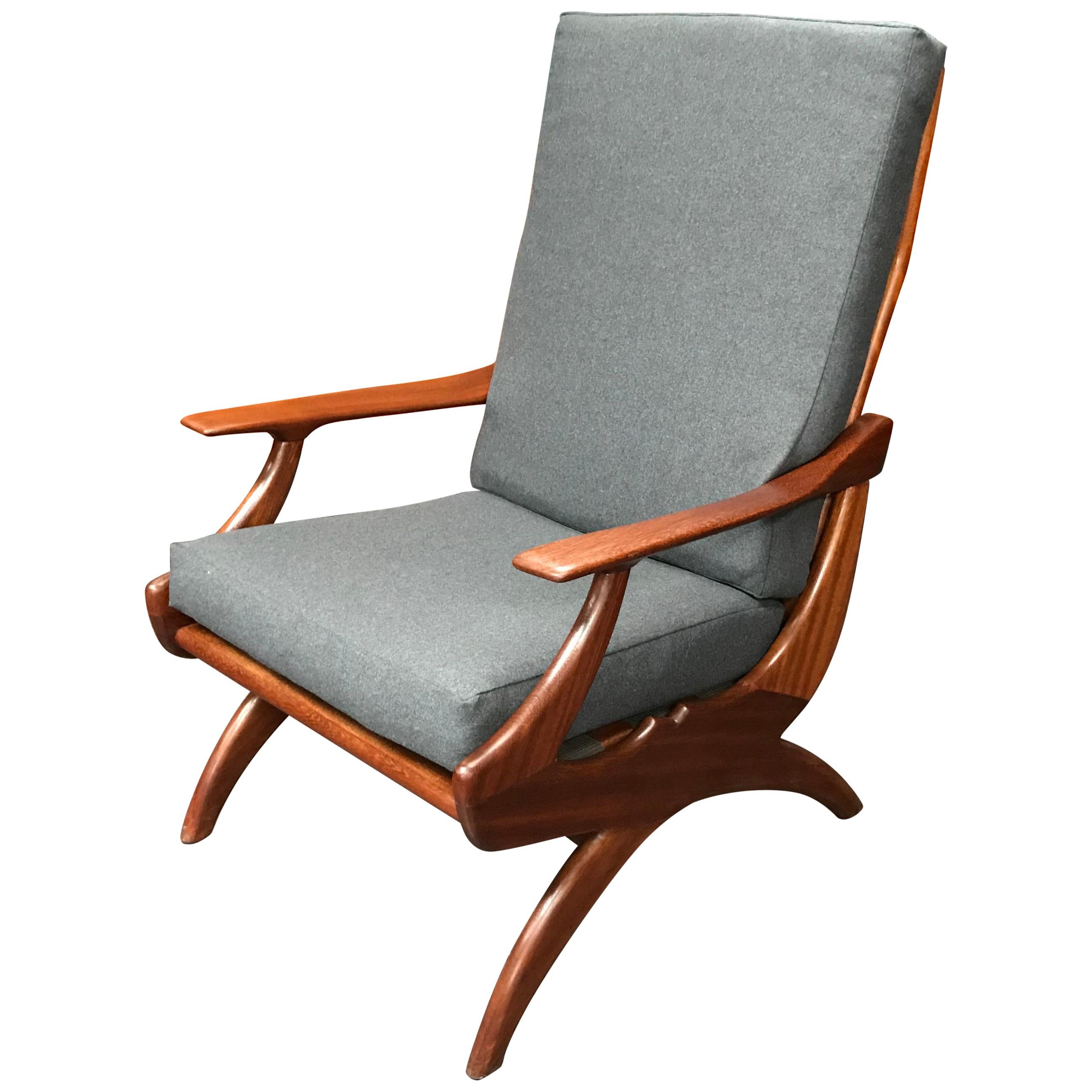 Dutch Midcentury Armchair Lounge Chair by De Ster Gelderland For Sale