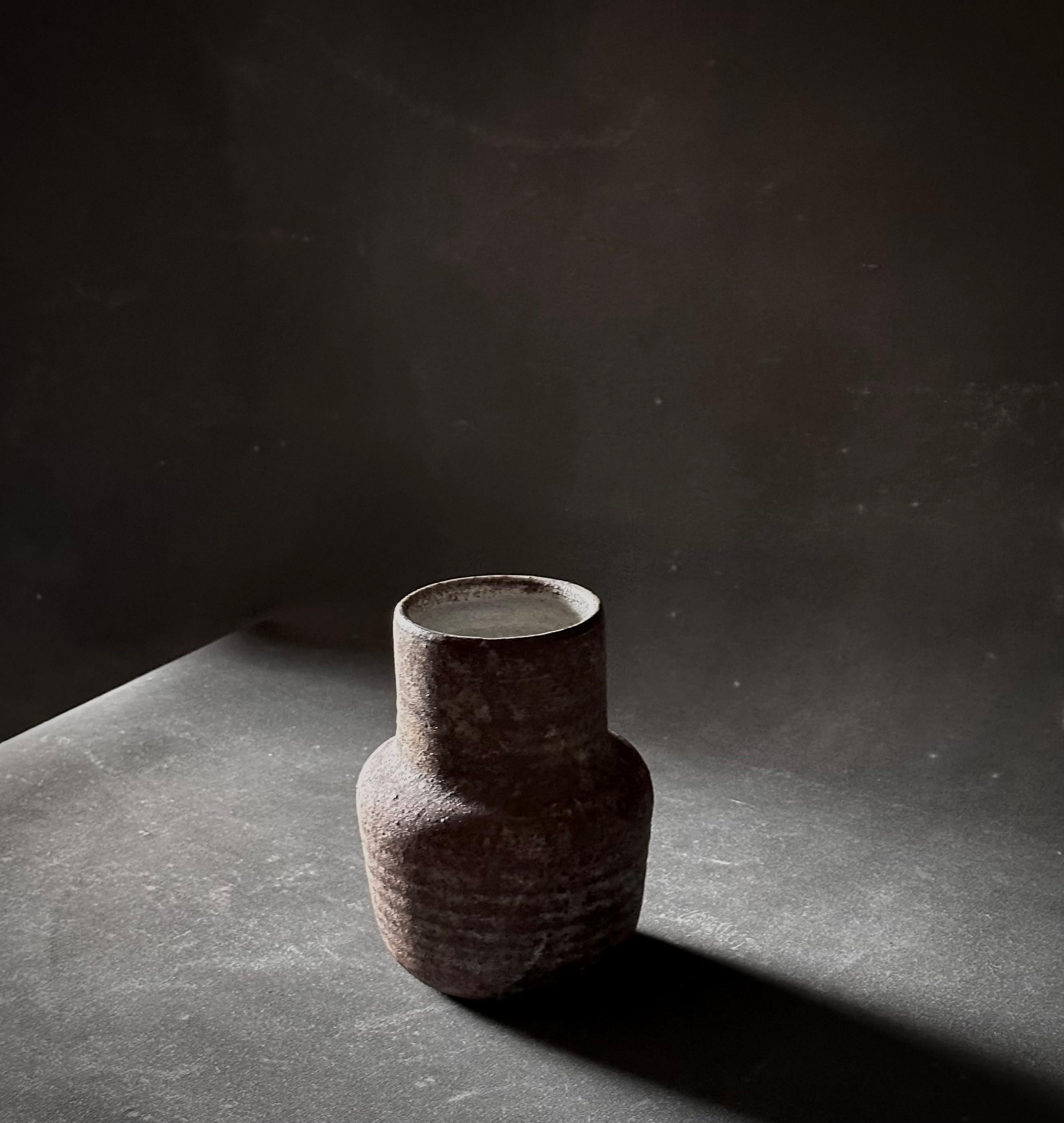Niederländische Mid-Century-Studio-Keramik-Vase in Großformat im Zustand „Gut“ in Los Angeles, CA