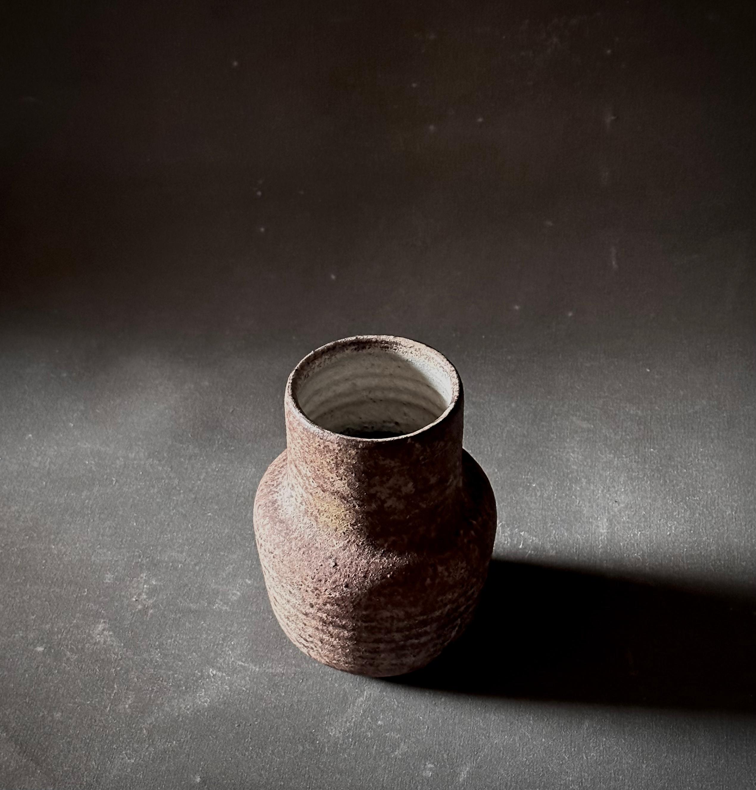 Niederländische Mid-Century-Studio-Keramik-Vase in Großformat (Mitte des 20. Jahrhunderts)