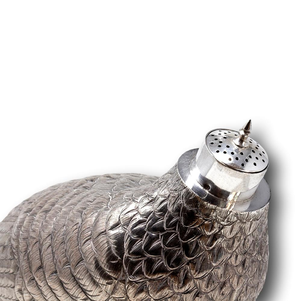 Dutch Military Silver Snipe Sugar Sifter For Sale 5