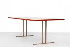 Dutch Minimalist Parlez Dining Set, Rob Parry for Stabin-Bennis in Teak & Metal