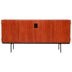 Dutch Minimalist Teak Japanese Series Sideboard by Cees Braakman, Pastoe, 1960s