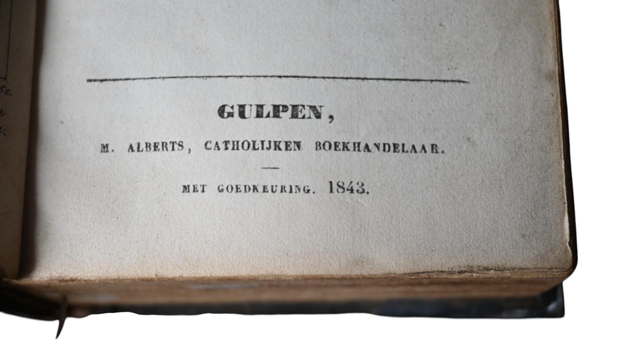 Dutch Missal With Silver Mount, 1843 im Angebot 2