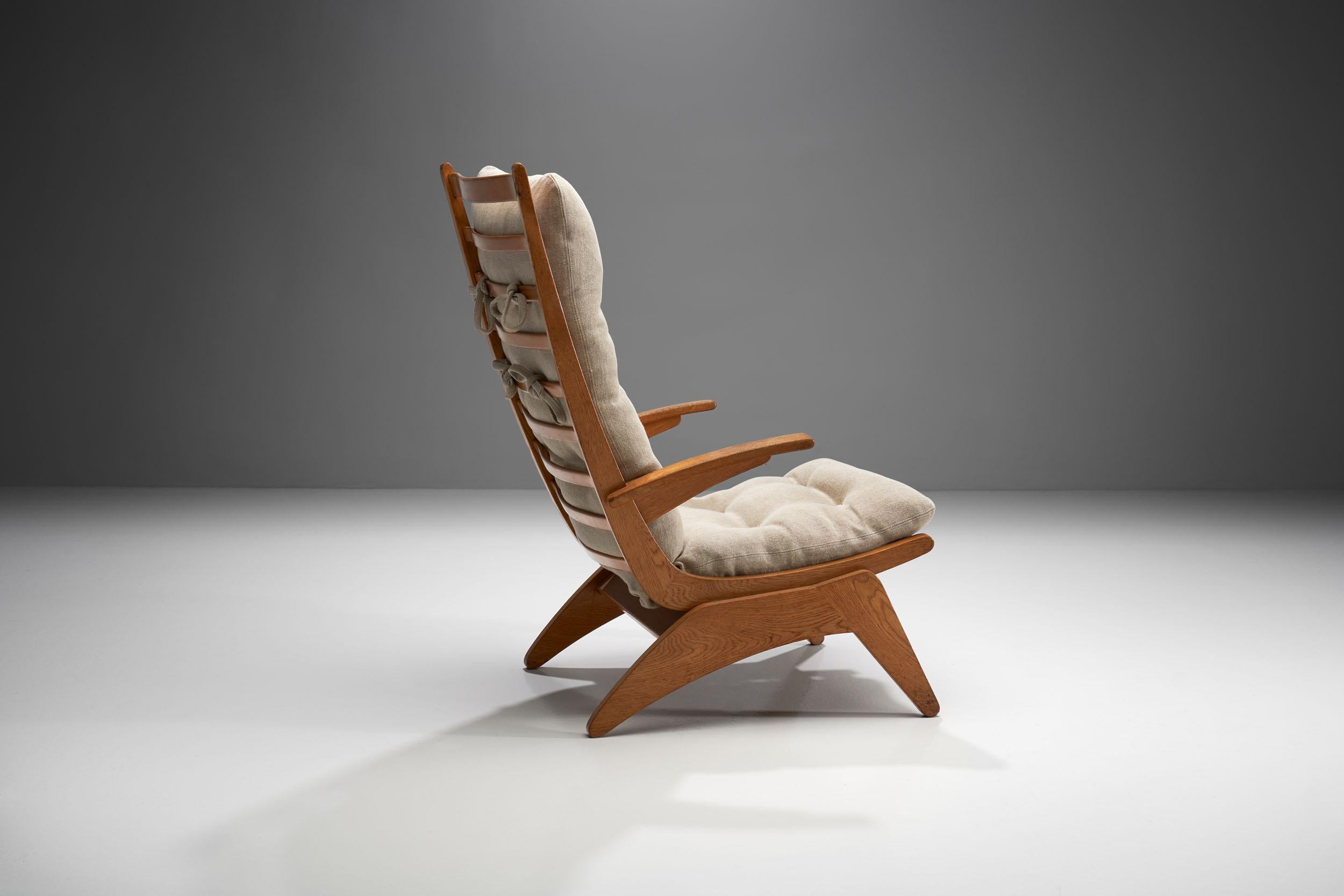 Wood Dutch Modern Armchair by Jan den Drijver for De Stijl The Hague, 1948