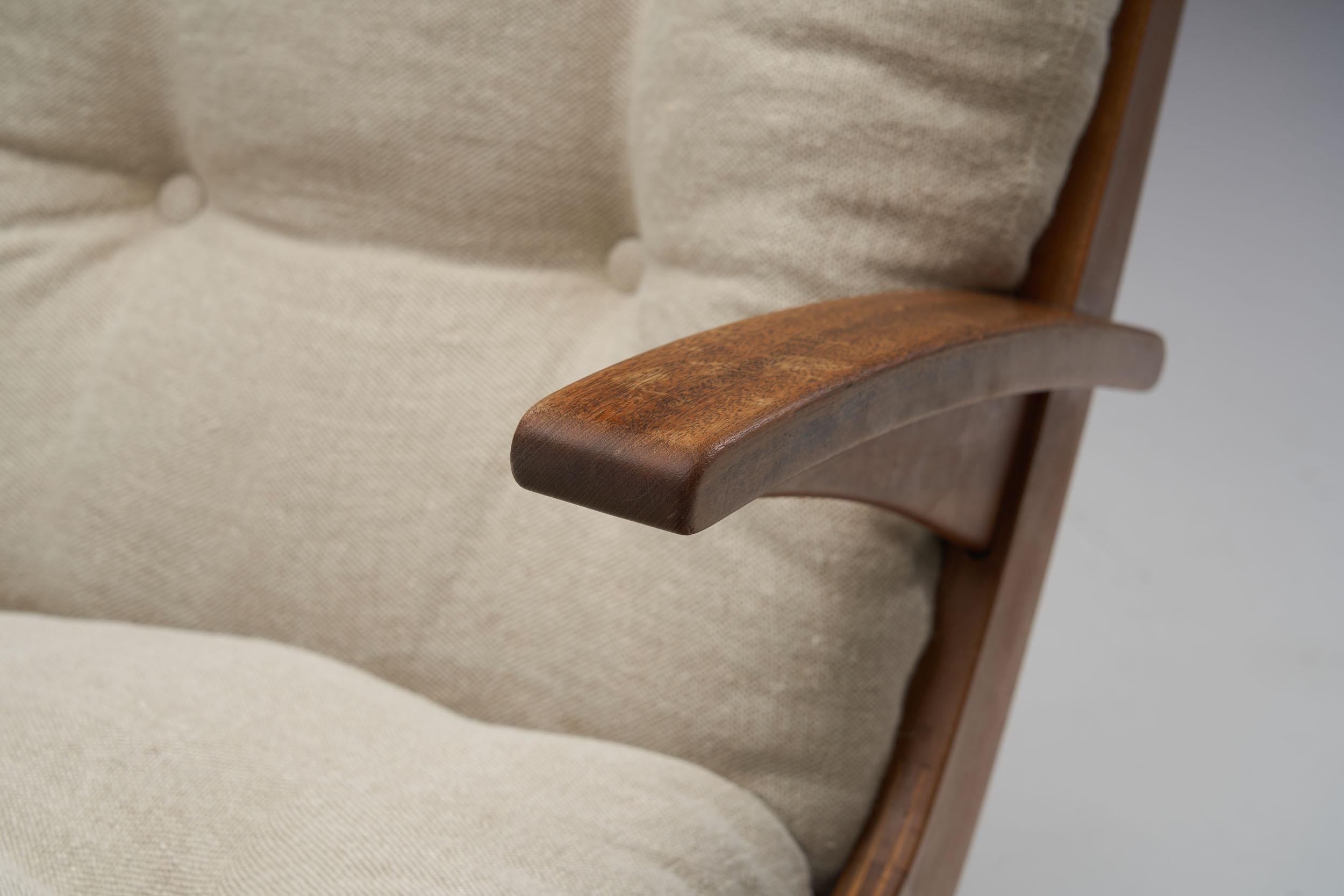 Dutch Modern Armchair by Jan den Drijver for De Stijl, The Hague 1950s For Sale 10