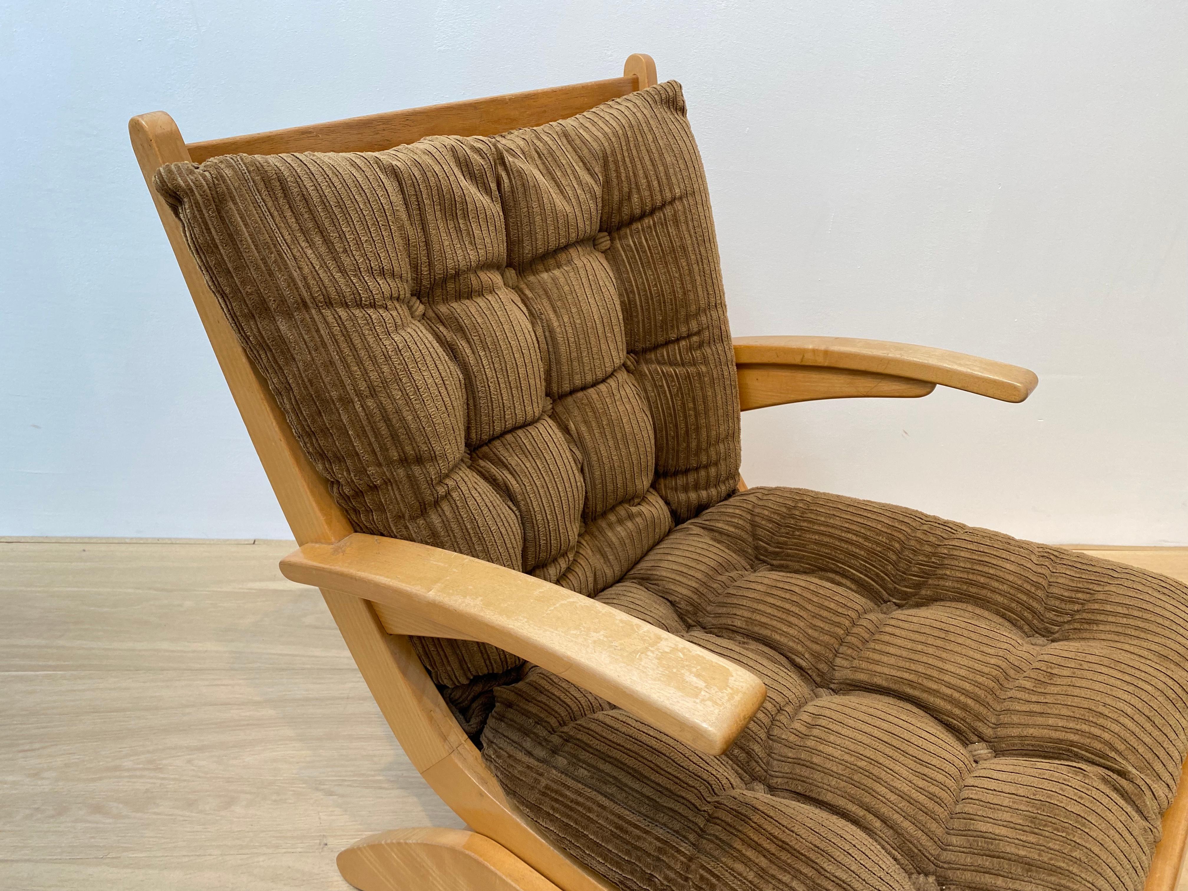 Mid-20th Century Dutch Modern Armchair by Jan den Drijver, The Netherlands 1950s for Jess