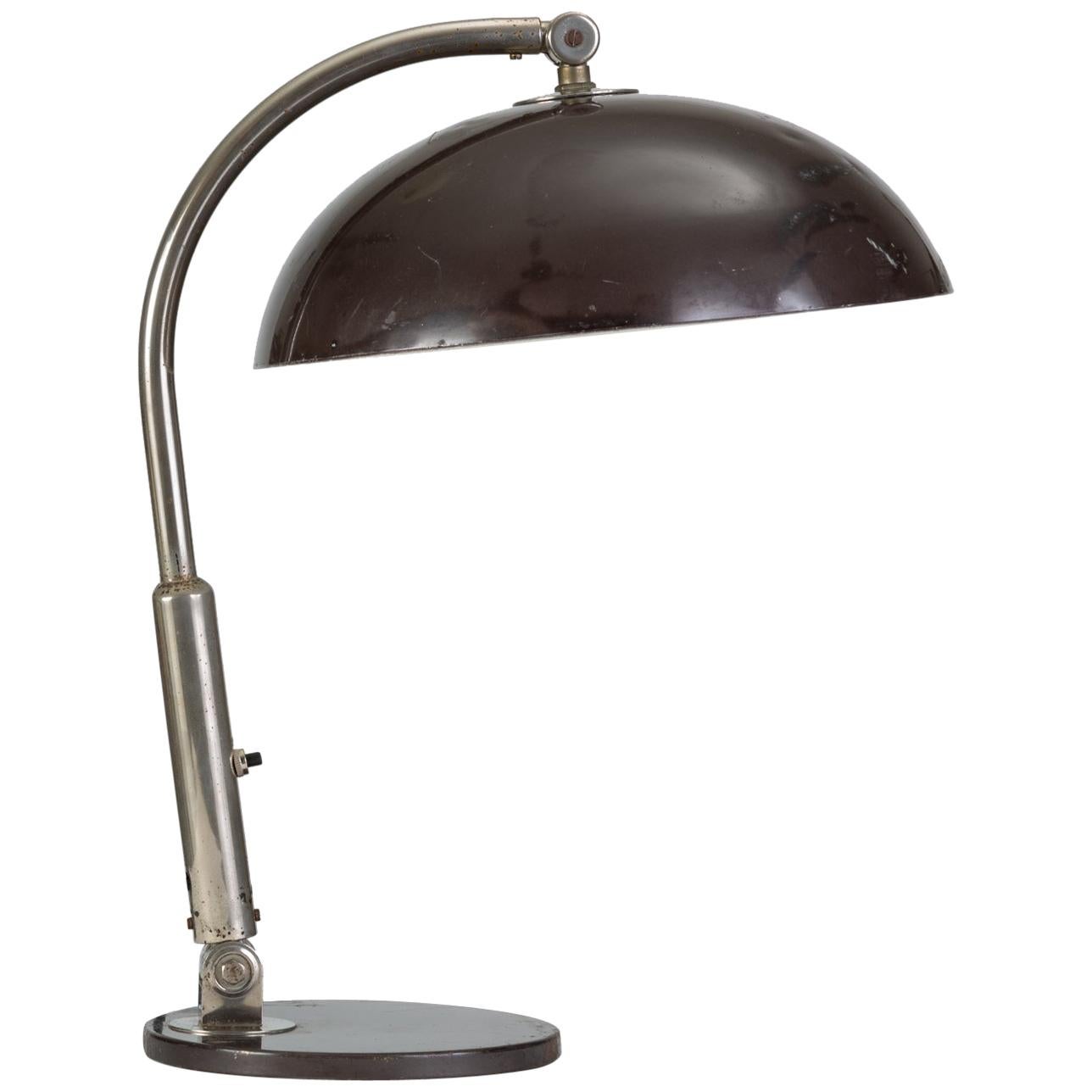 Dutch Modern Model 144 Desk Lamp by Herman Busquet for Hala