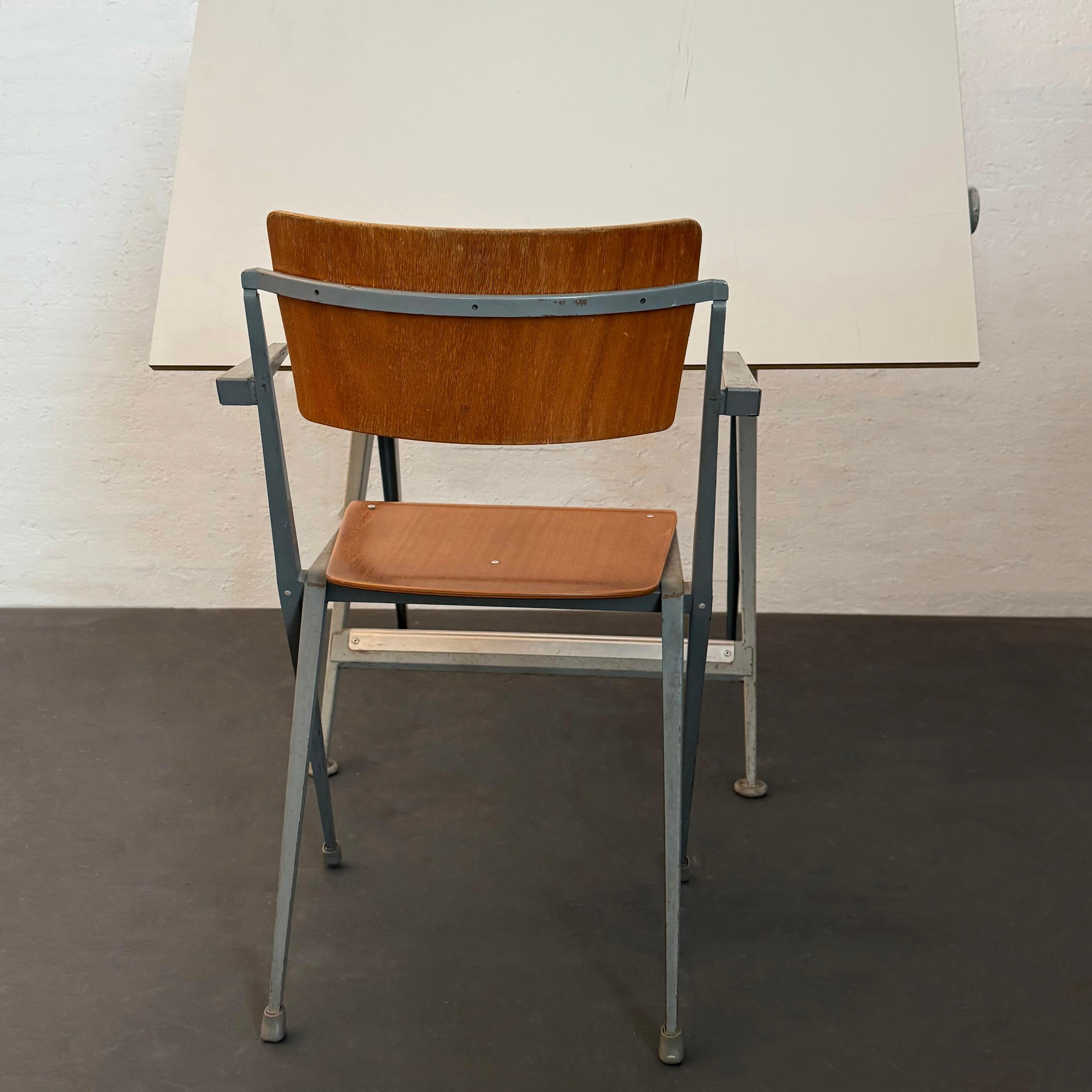 Dutch Modern Reply Drafting Table Set By Wim Rietveld And Friso Kramer For Sale 3