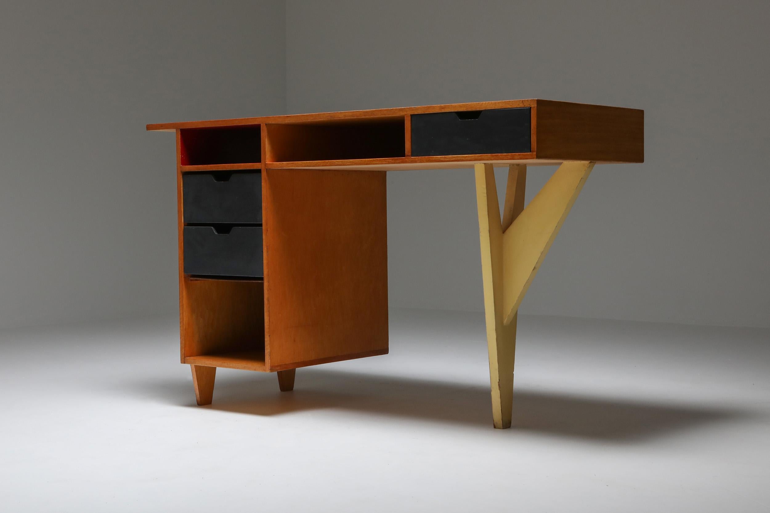 Dutch Modernist 1950s Desk 1