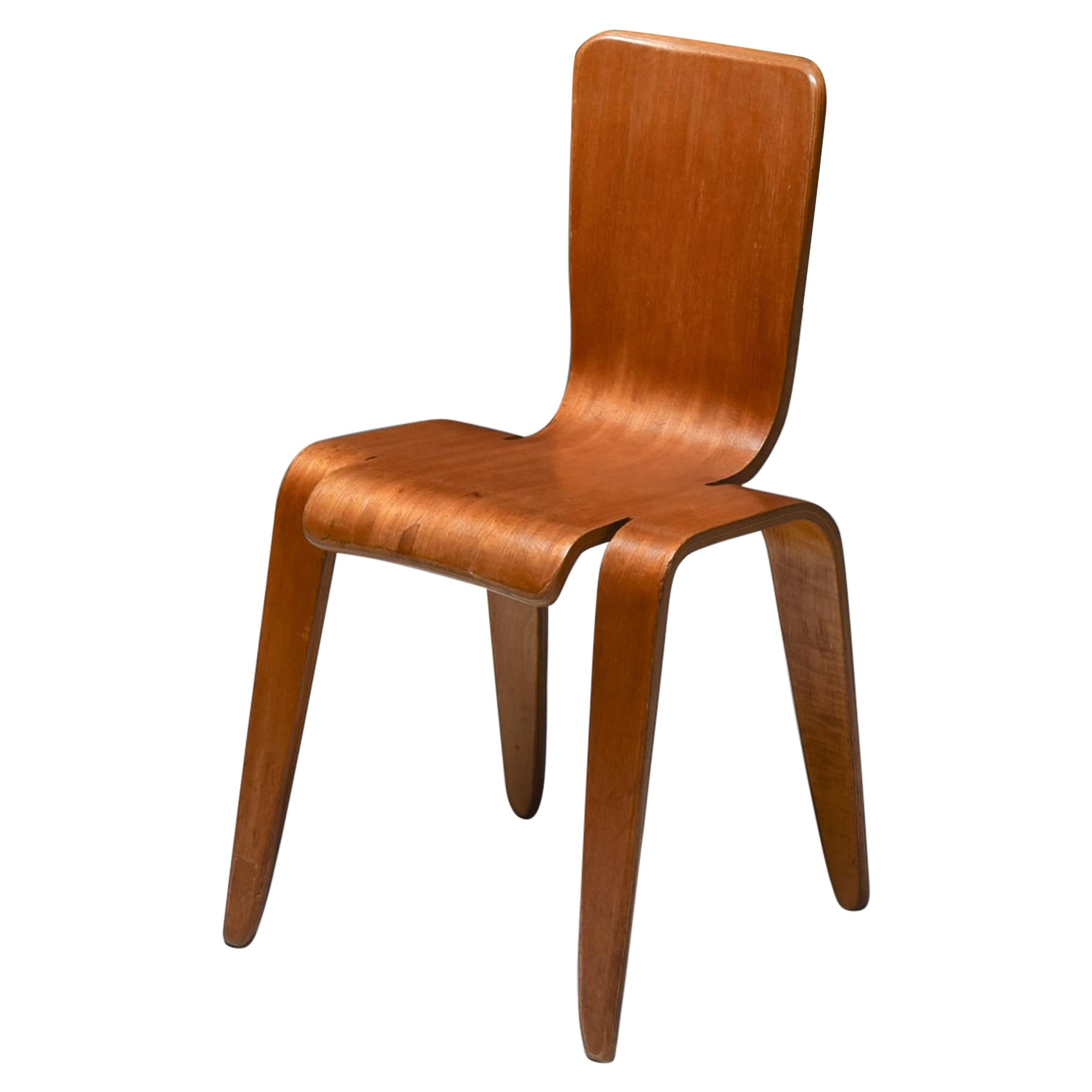 Dutch Modernist Bambi Chair by Han Pieck