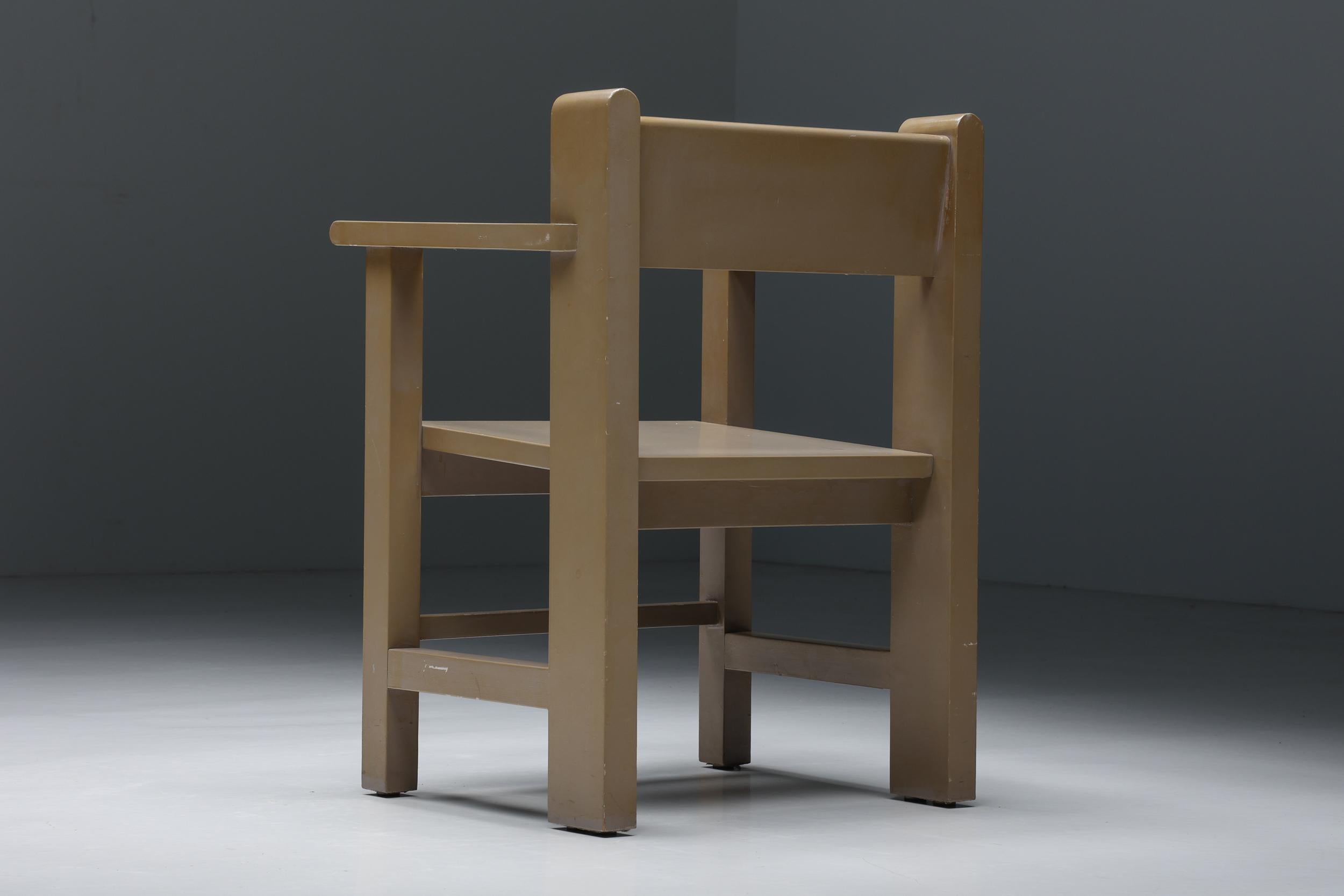 Niederländische modernistische Sessel „Bossche School“ von Gerard Wijnen, 1950er Jahre im Angebot 2