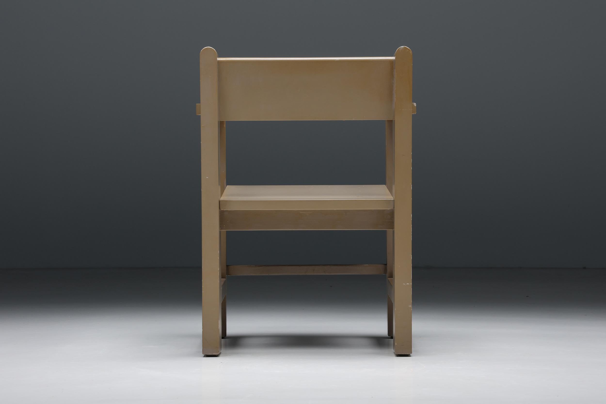 Niederländische modernistische Sessel „Bossche School“ von Gerard Wijnen, 1950er Jahre im Angebot 3