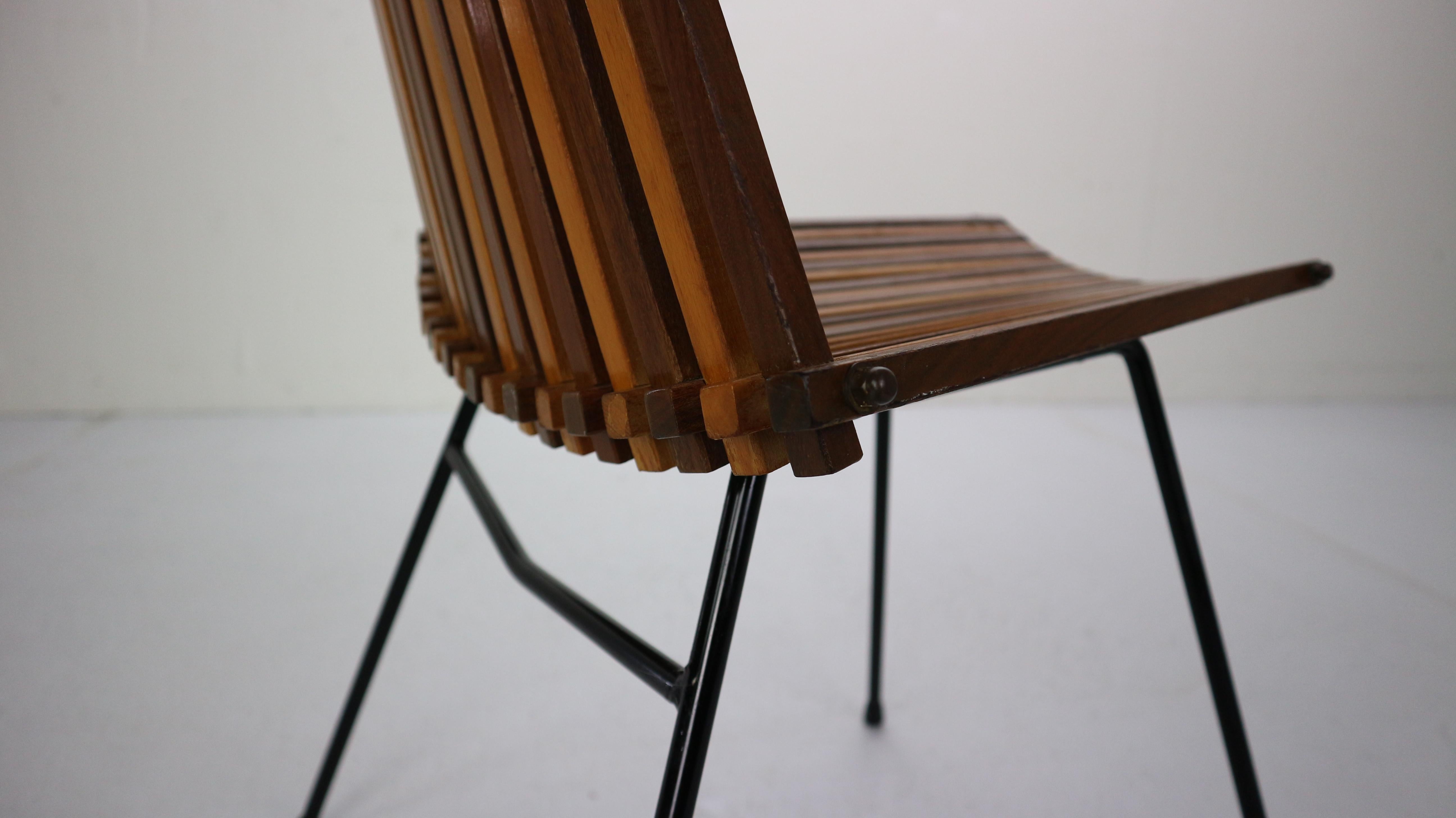 Dutch Modernist Chair by Dirk van Sliedregt for Rohé Noordwolde, 1960s 12
