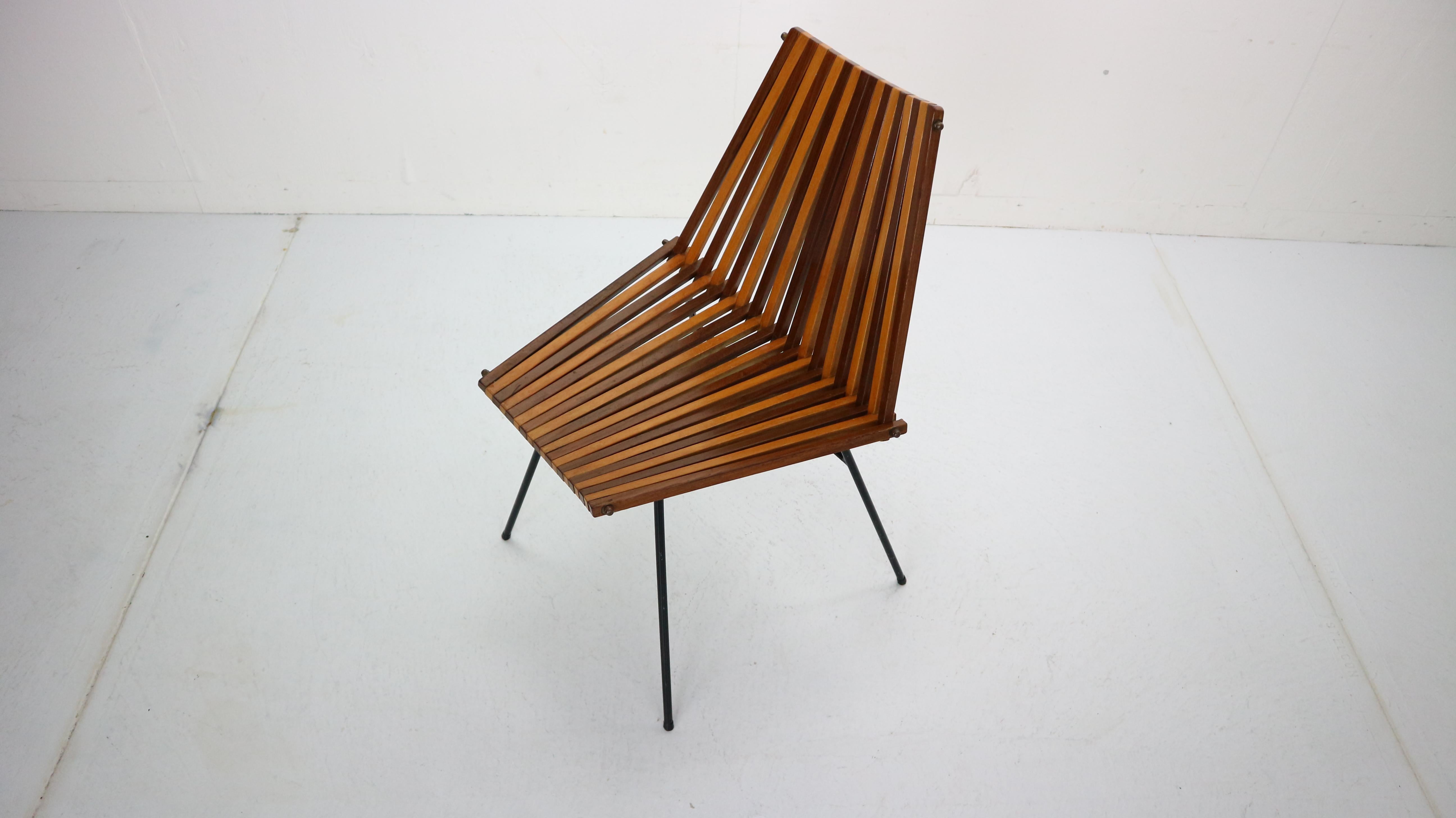 Mid-Century Modern Dutch Modernist Chair by Dirk van Sliedregt for Rohé Noordwolde, 1960s