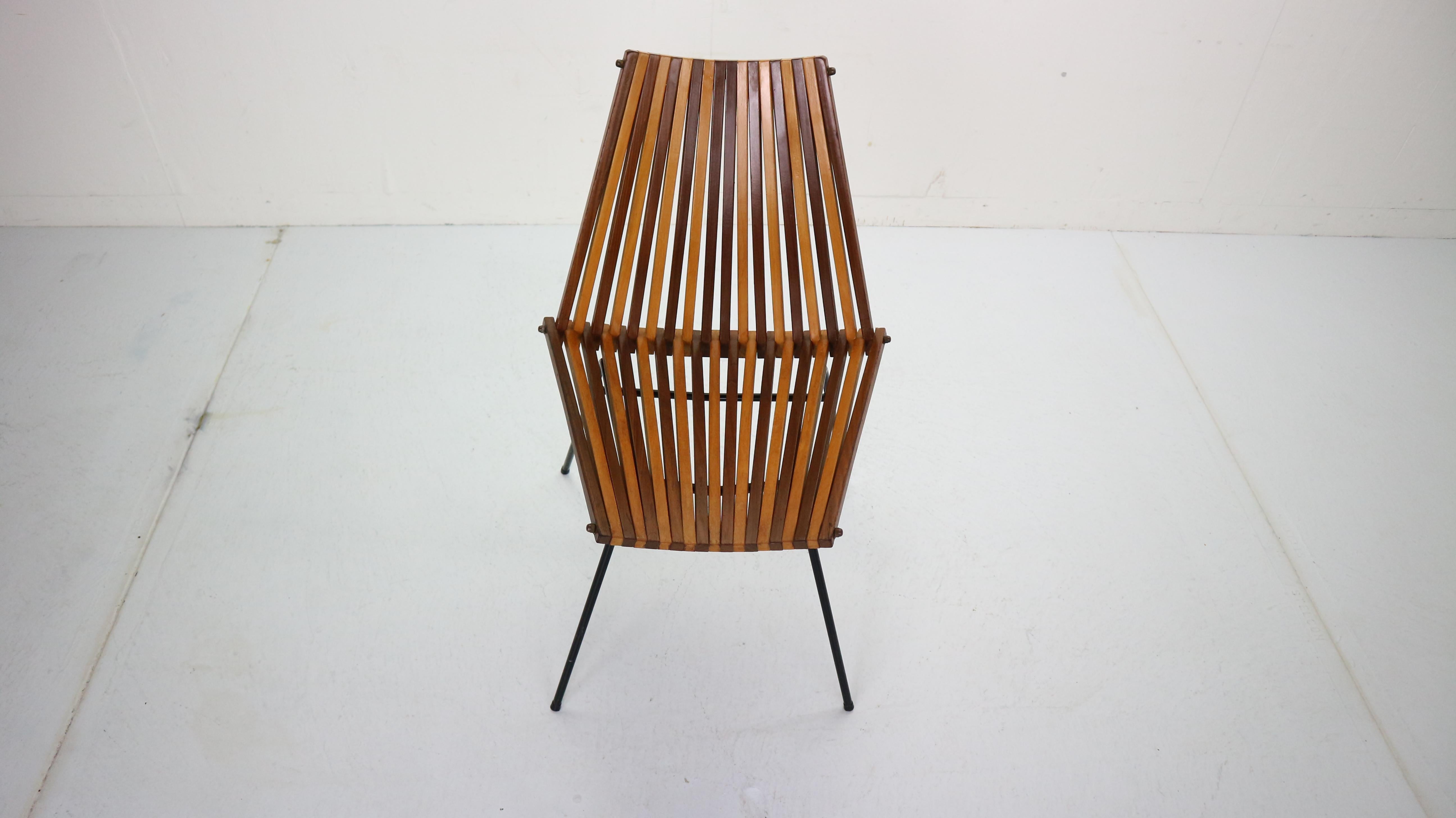 Dutch Modernist Chair by Dirk van Sliedregt for Rohé Noordwolde, 1960s In Good Condition In The Hague, NL