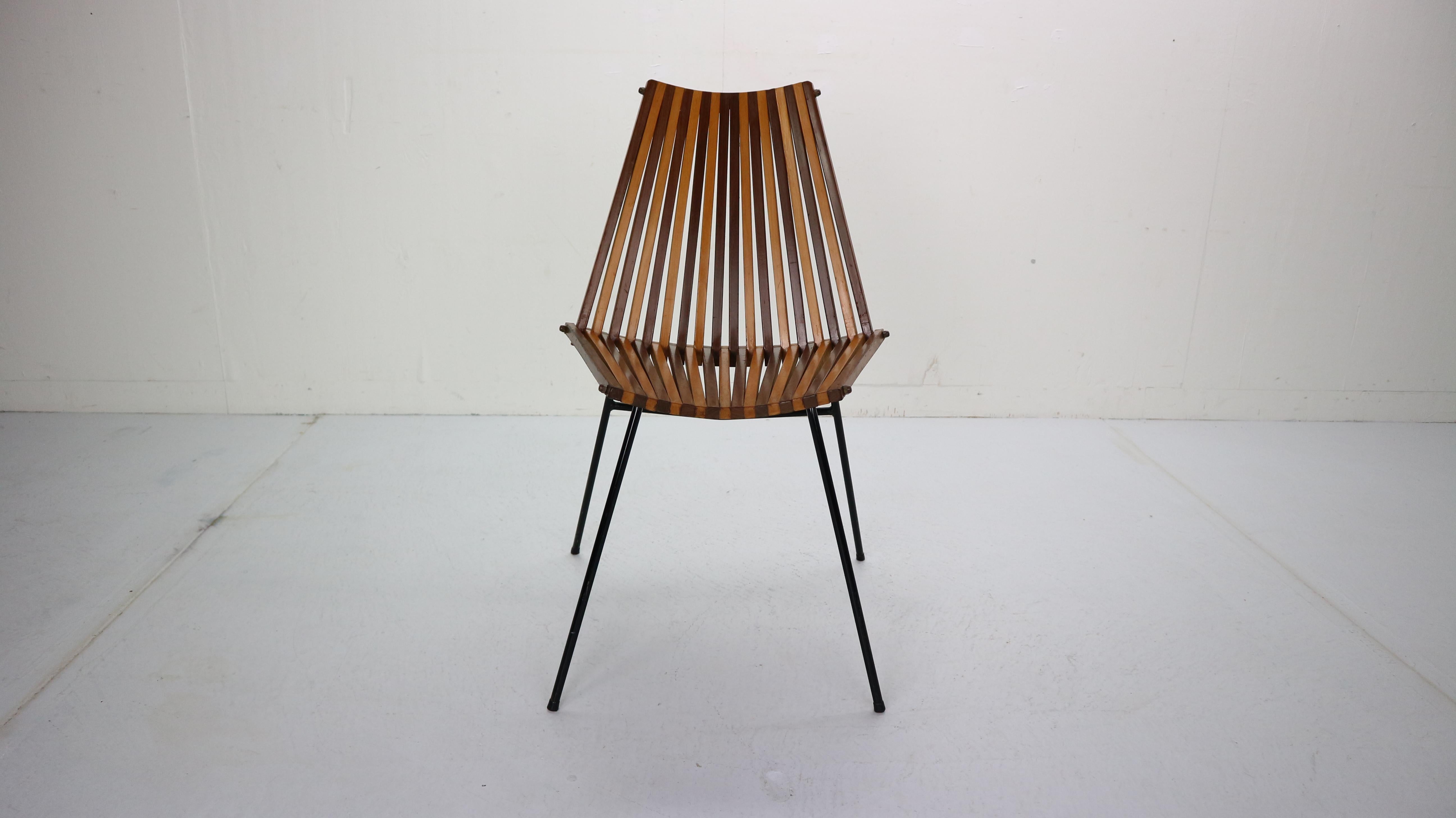 Mid-20th Century Dutch Modernist Chair by Dirk van Sliedregt for Rohé Noordwolde, 1960s