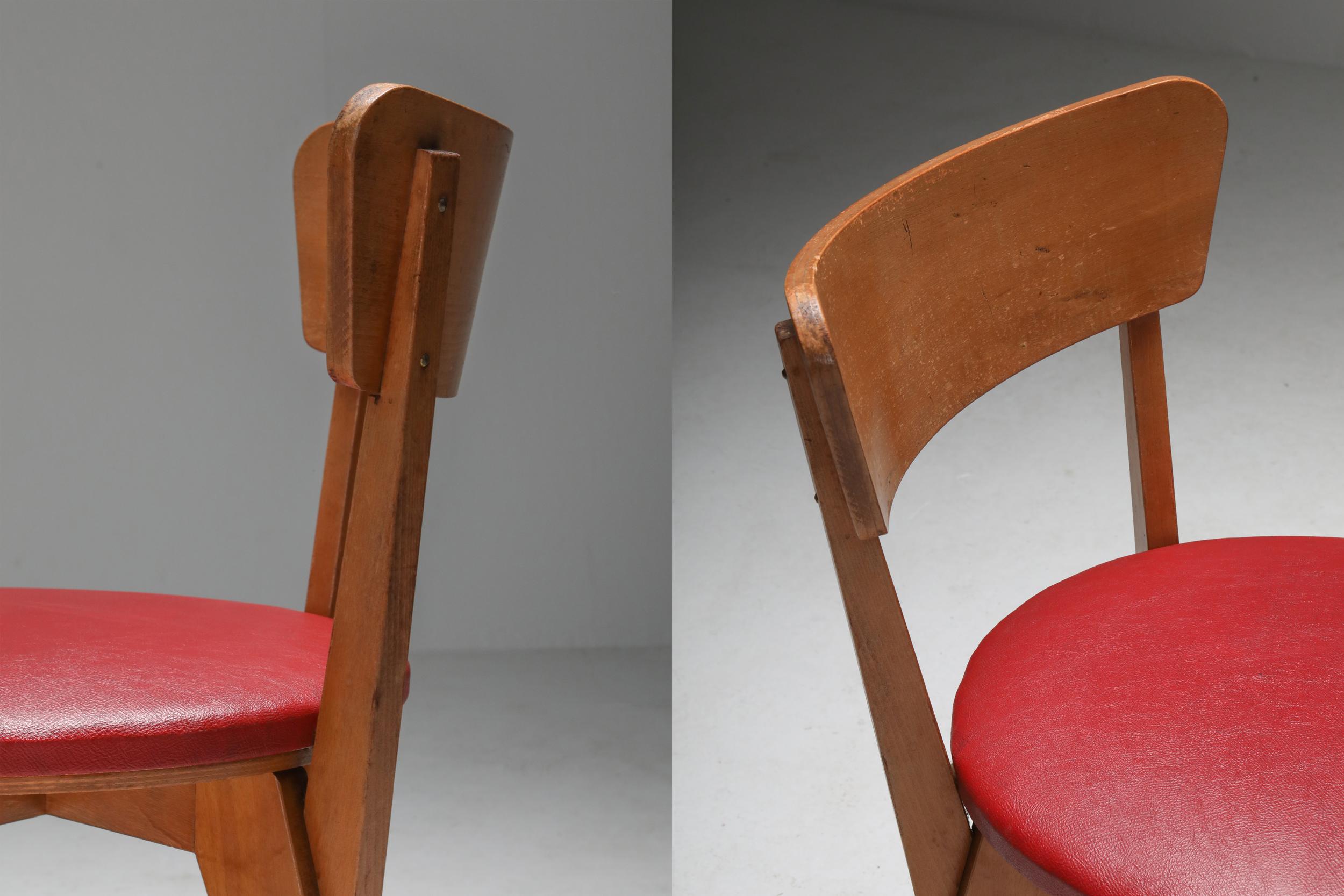 Niederländischer modernistischer Stuhl von Wim Den Boon, 1947 im Angebot 4