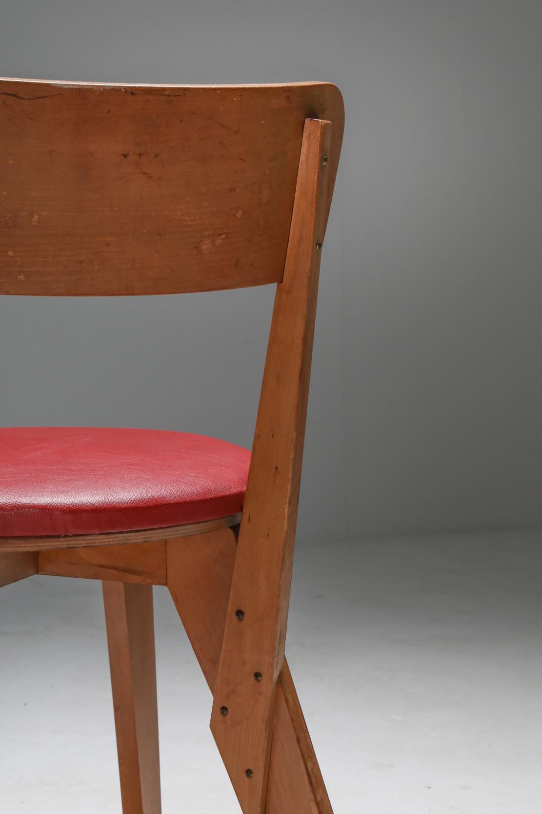 Niederländischer modernistischer Stuhl von Wim Den Boon, 1947 im Angebot 5