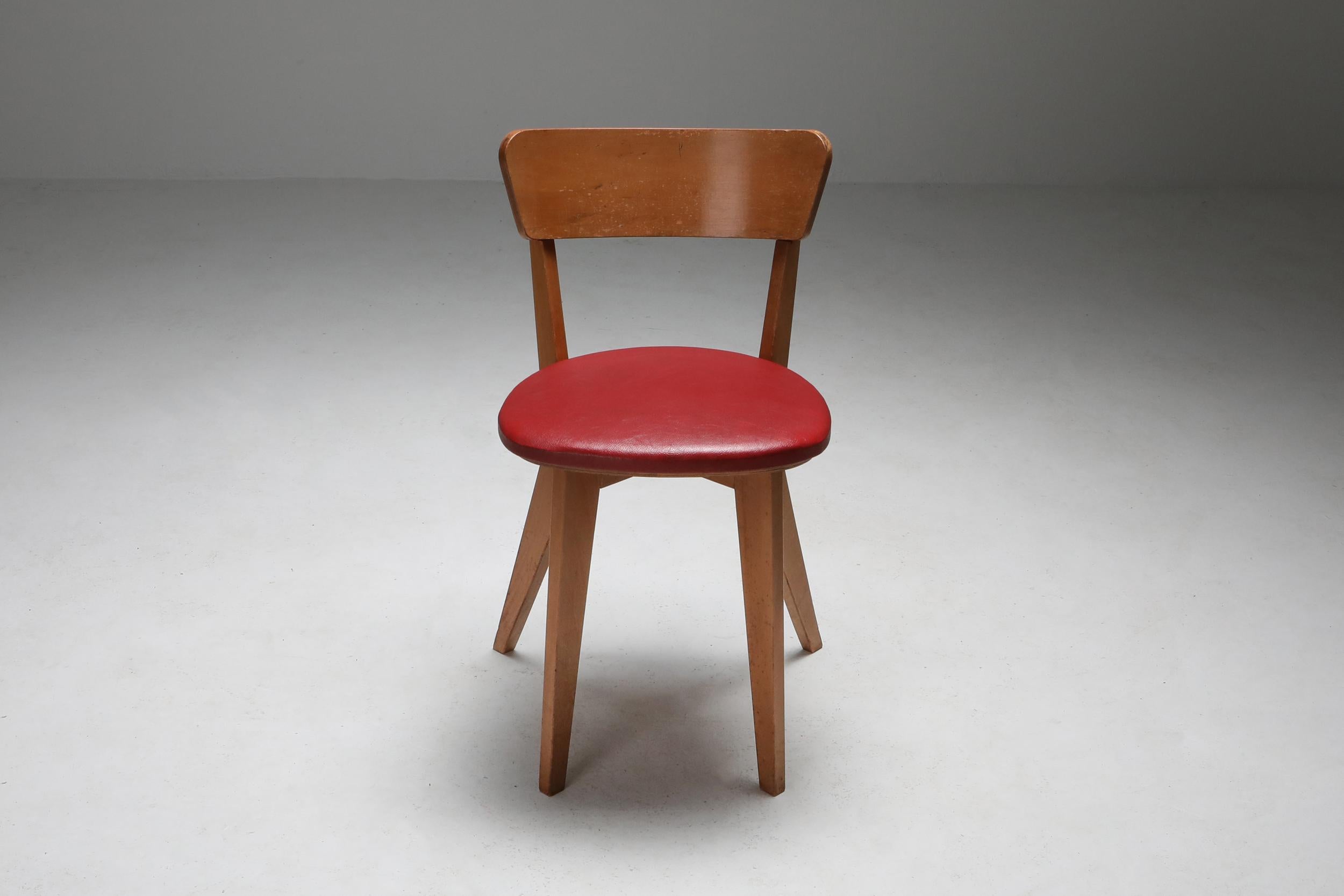 Dutch Modernist Chair by Wim Den Boon, 1947 For Sale 1