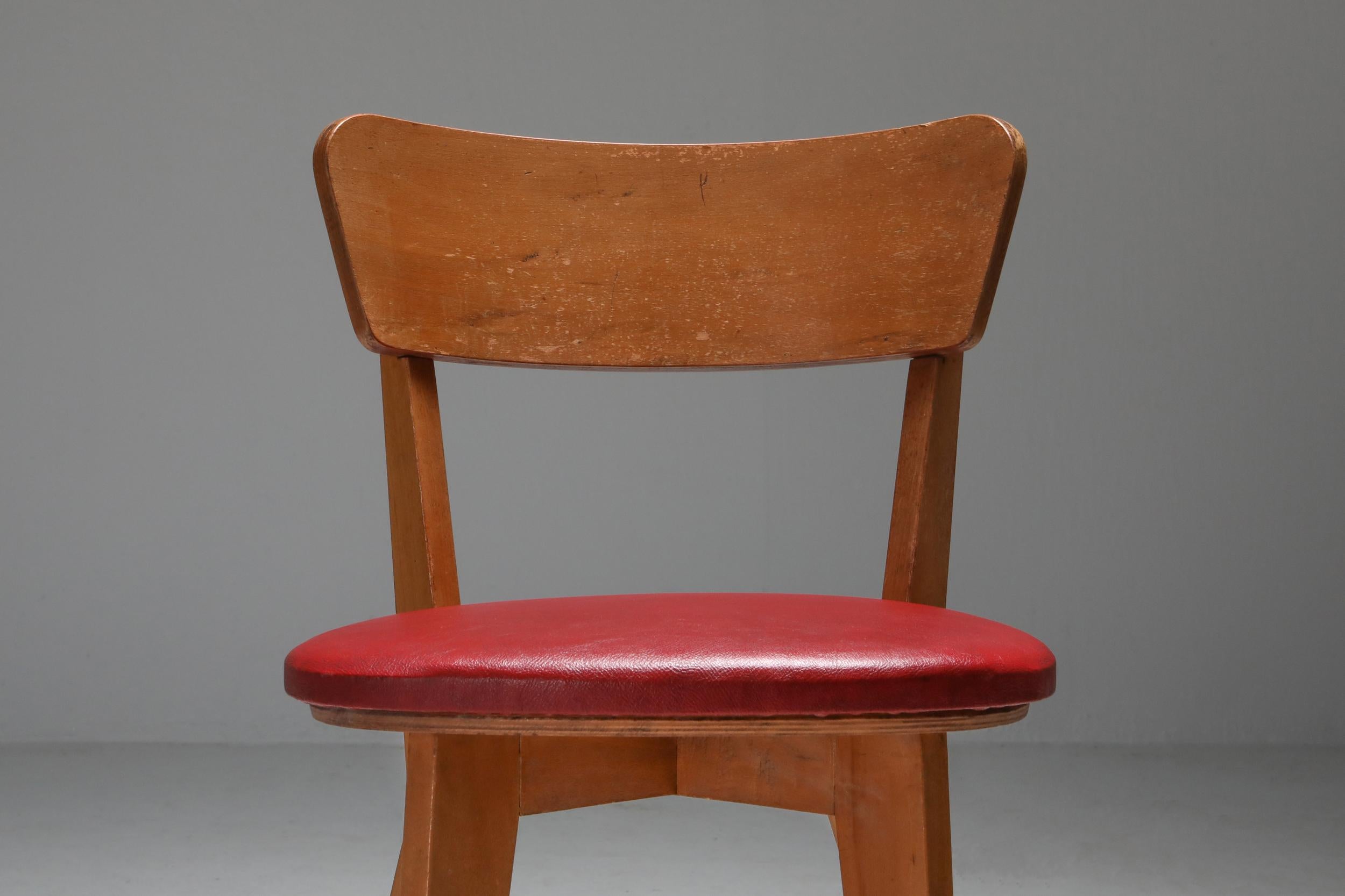 Niederländischer modernistischer Stuhl von Wim Den Boon, 1947 im Angebot 2
