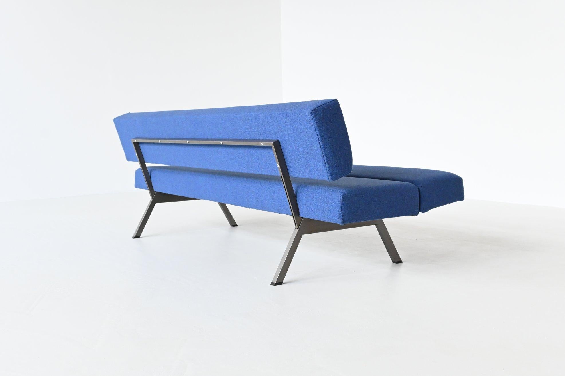 Metal Dutch Modernist Martin Visser Style Daybed Sofa the Netherlands, 1960