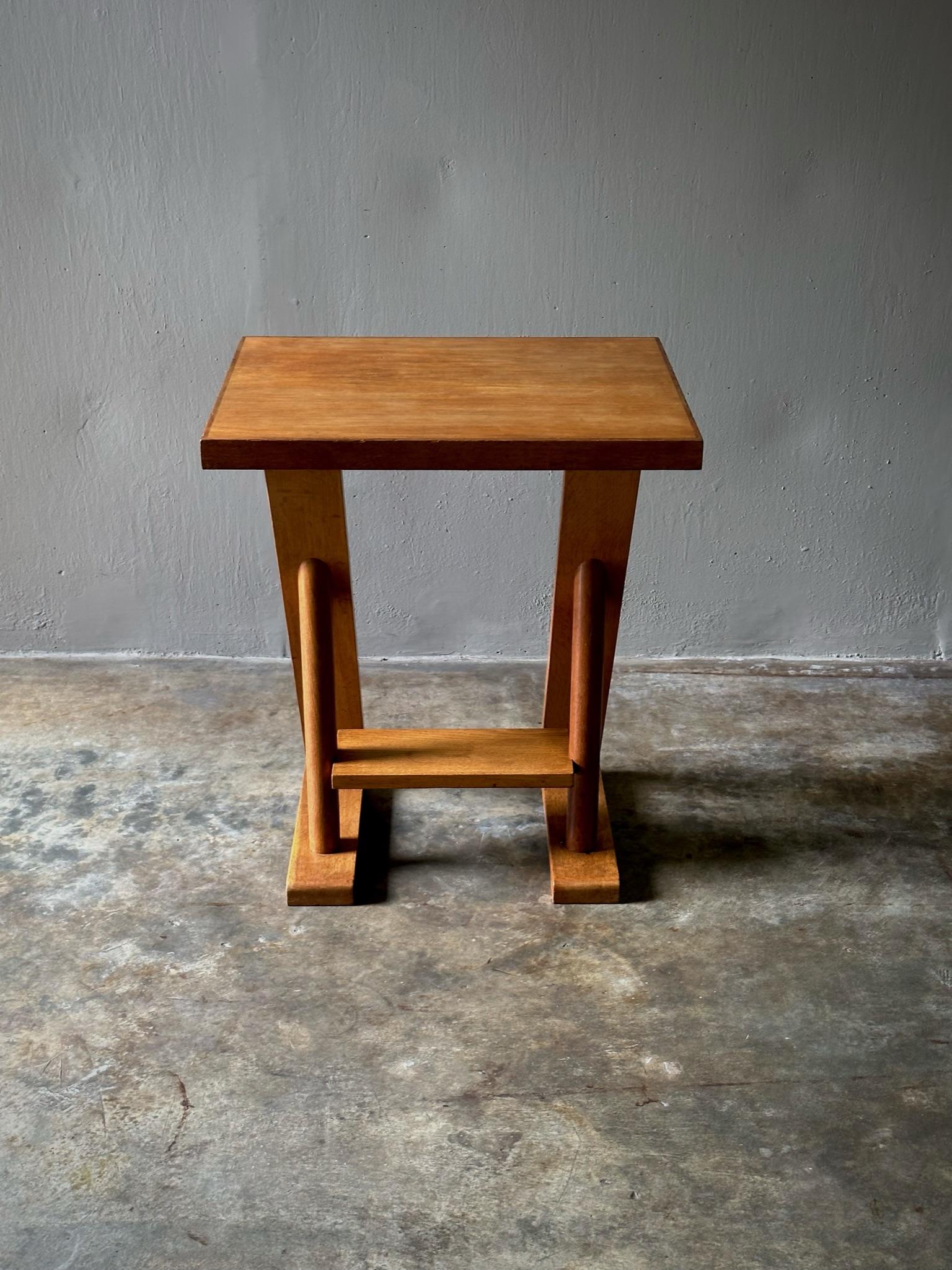 Early 20th Century Dutch Modernist Side Table For Sale