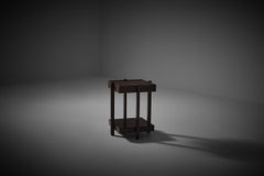 Dutch Modernist side table in solid Oak by Hendrik Wouda for Pander, 1920s