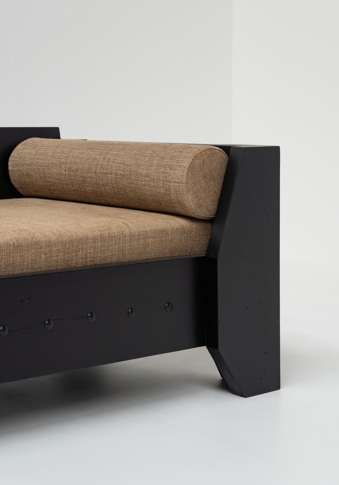 Dutch Modernist Sofa Daybed Bossche School Style, 1960s In Good Condition In Aartselaar, BE